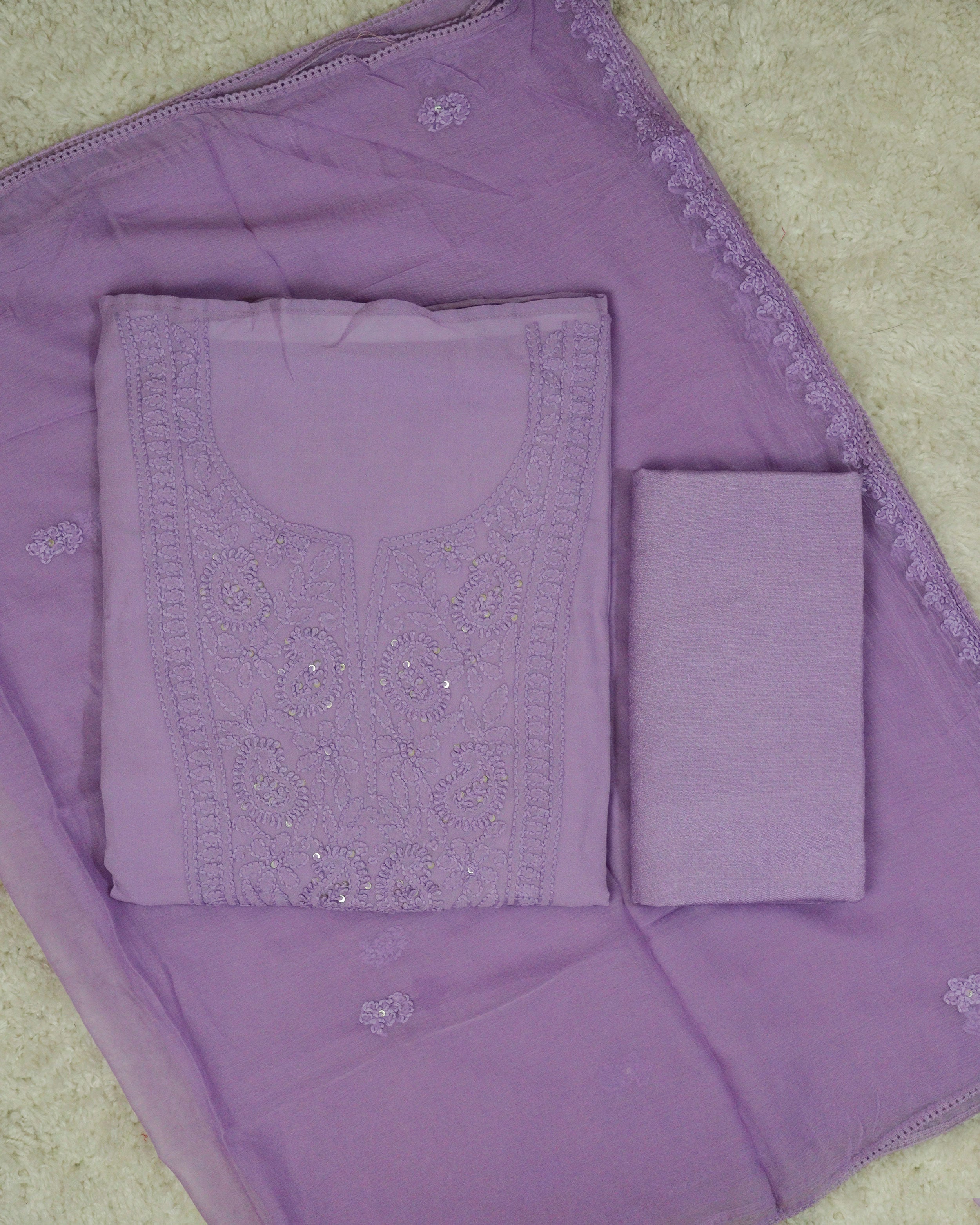 Load image into Gallery viewer, Viscose Georgette Unstitched Suit-1785