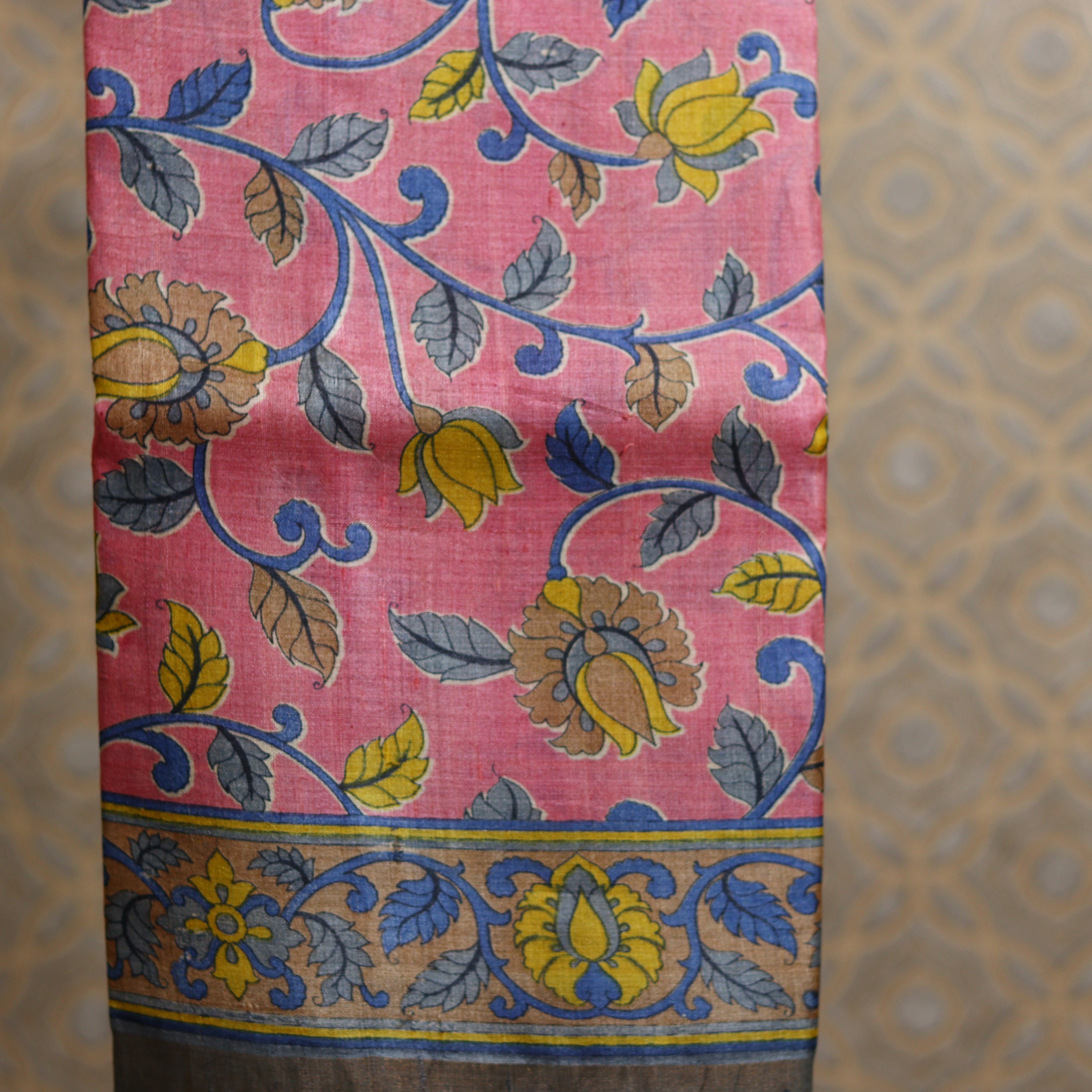 Load image into Gallery viewer, Baby Pink Pure desi Tussar Saree- 3540: Pre-Booking