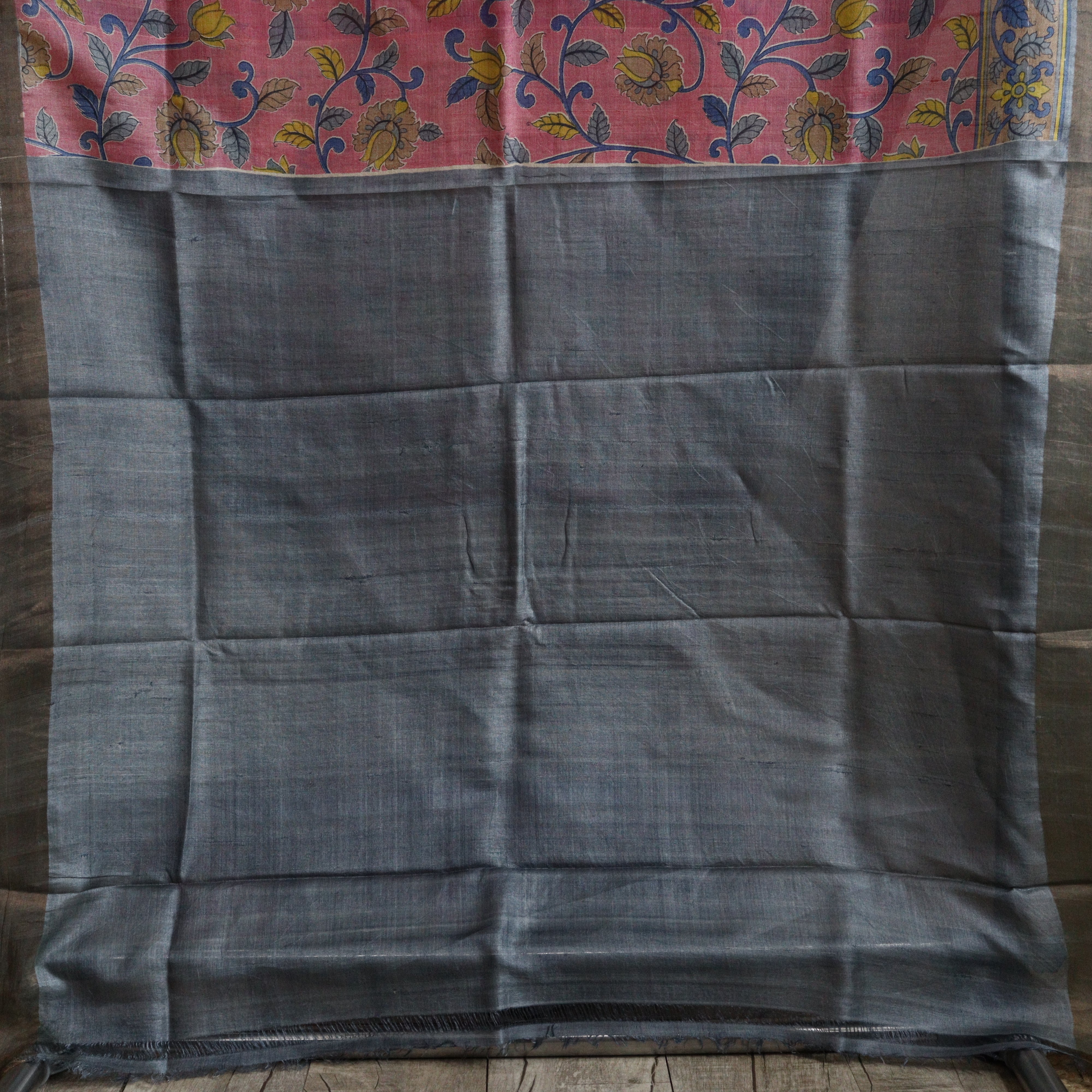 Load image into Gallery viewer, Baby Pink Pure desi Tussar Saree- 3540: Pre-Booking