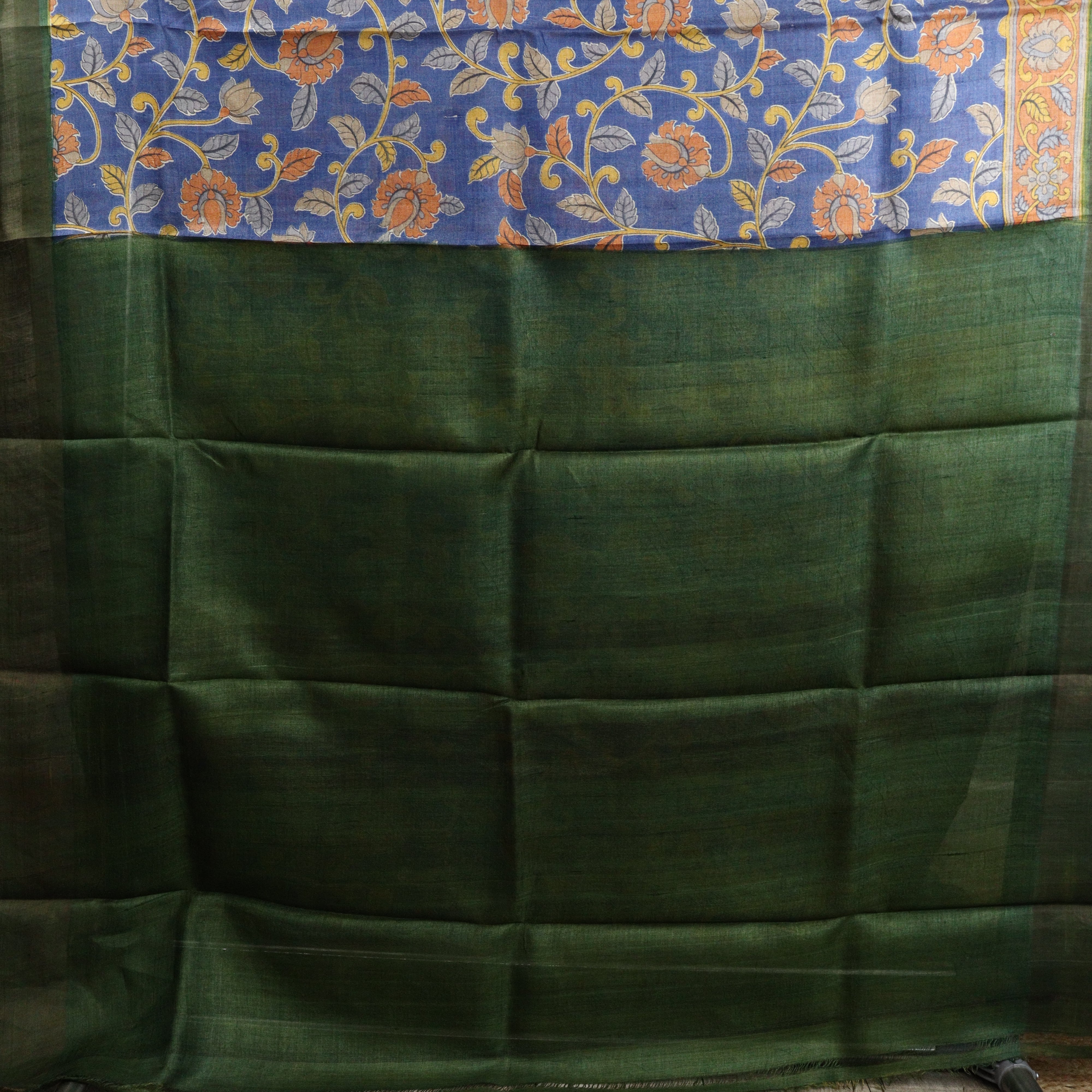 Load image into Gallery viewer, Royal Blue Pure desi Tussar Saree- 3540: Pre-Booking