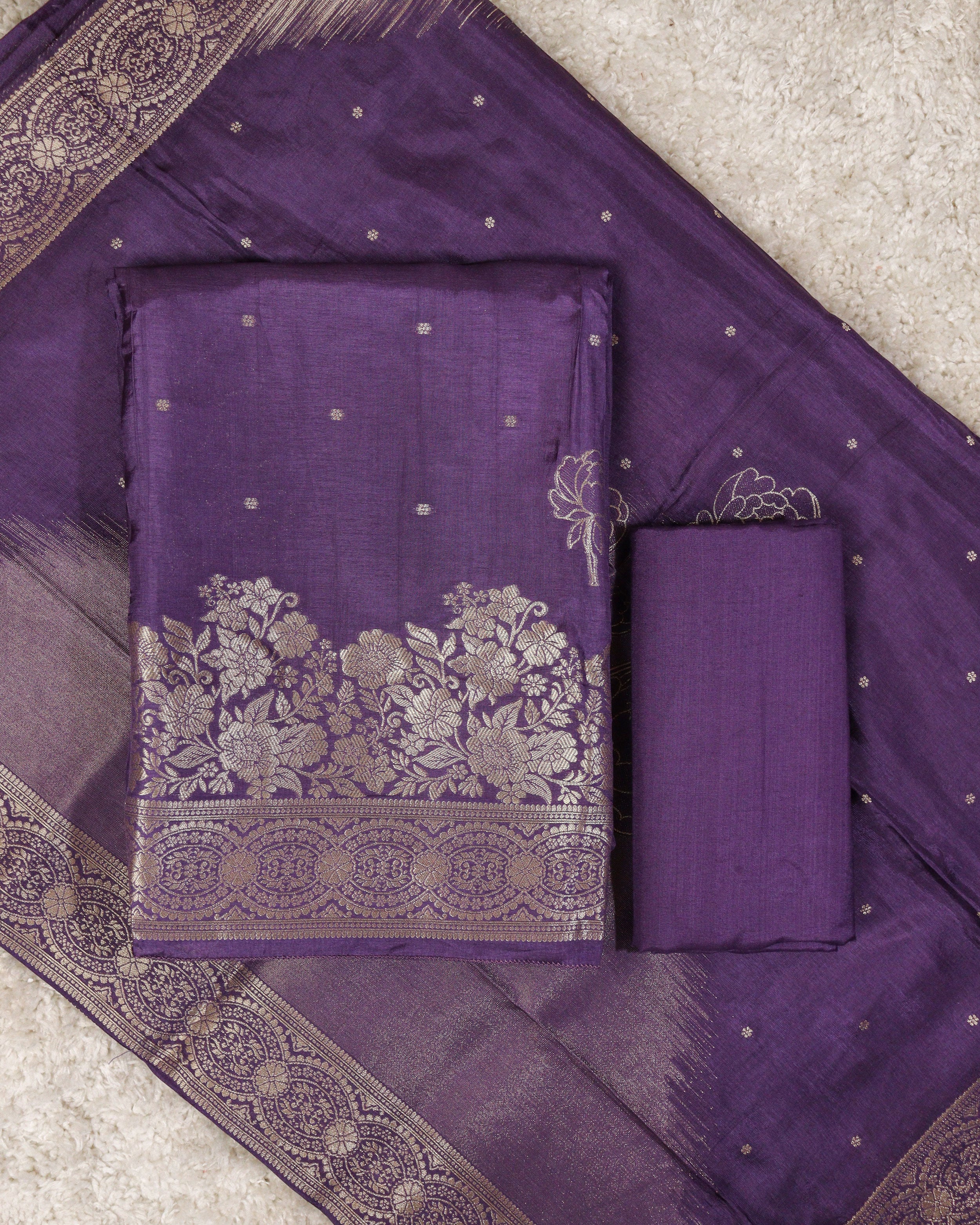 Load image into Gallery viewer, Banarasi Unstitched Suit-1959