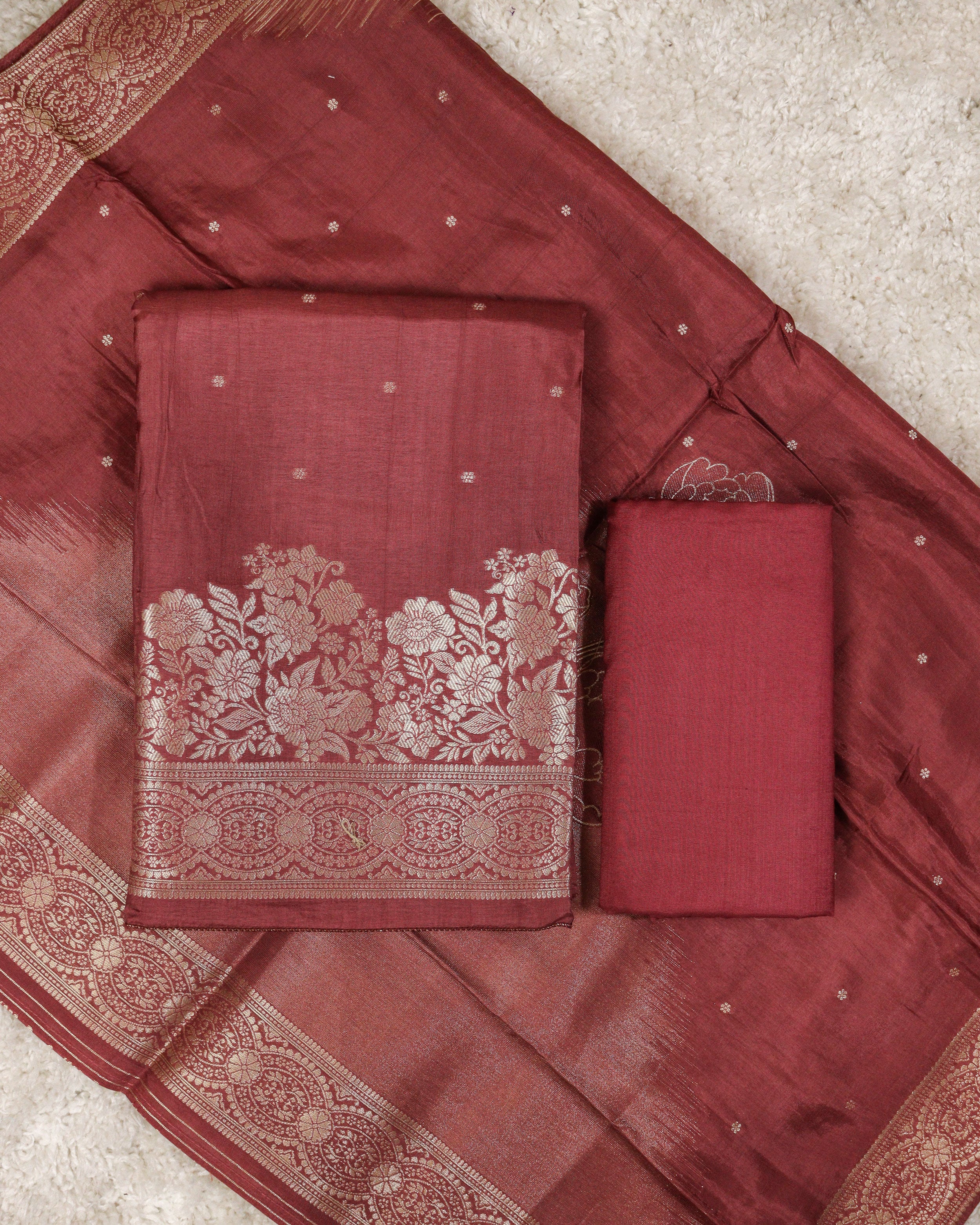 Load image into Gallery viewer, Banarasi Unstitched Suit-1959