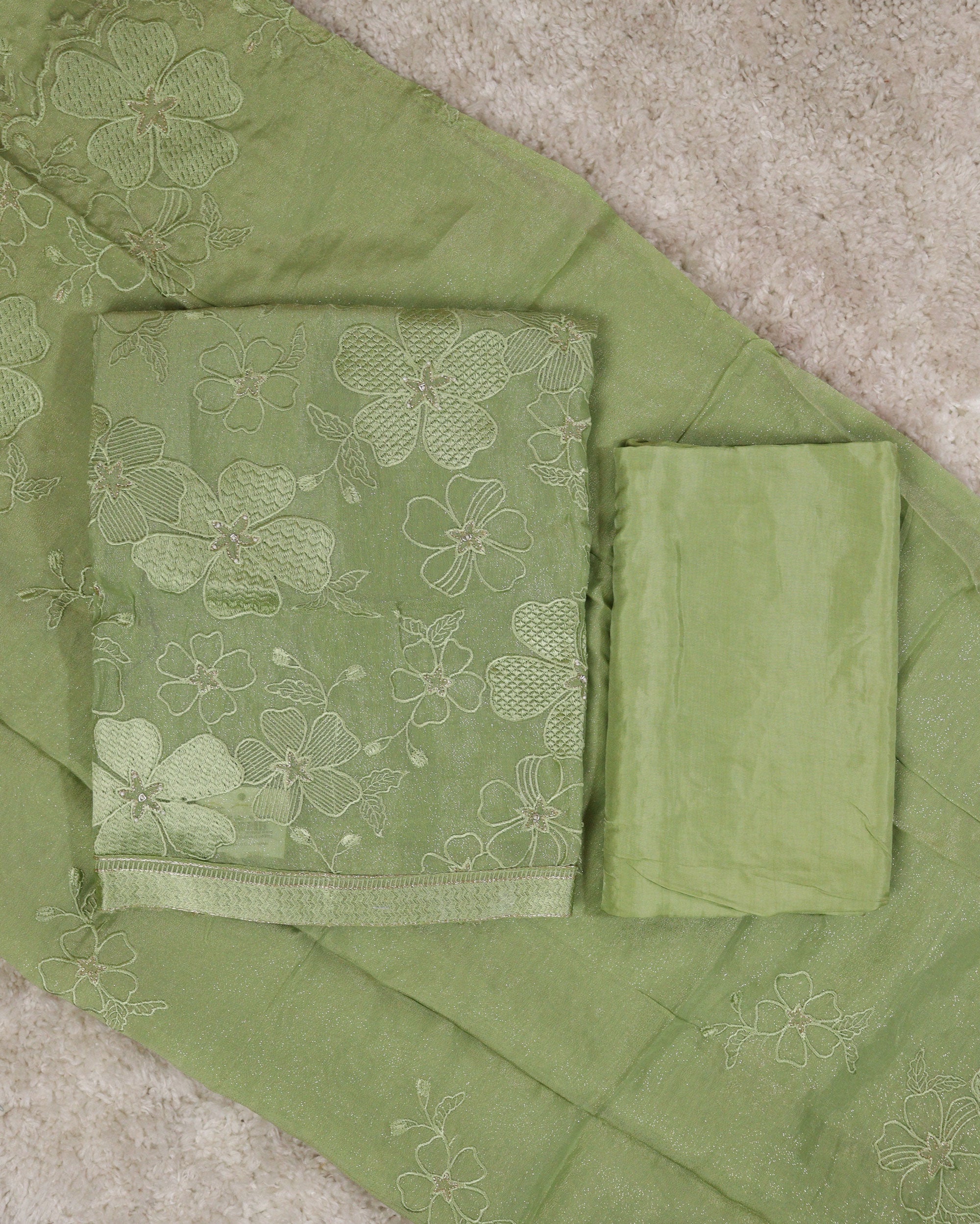 Load image into Gallery viewer, Tissue Organza Unstitched Suit-2085