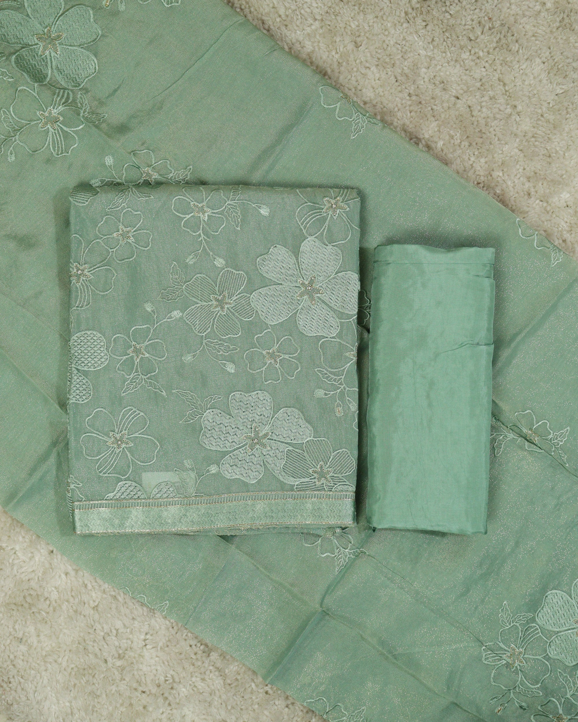 Load image into Gallery viewer, Tissue Organza Unstitched Suit-2085