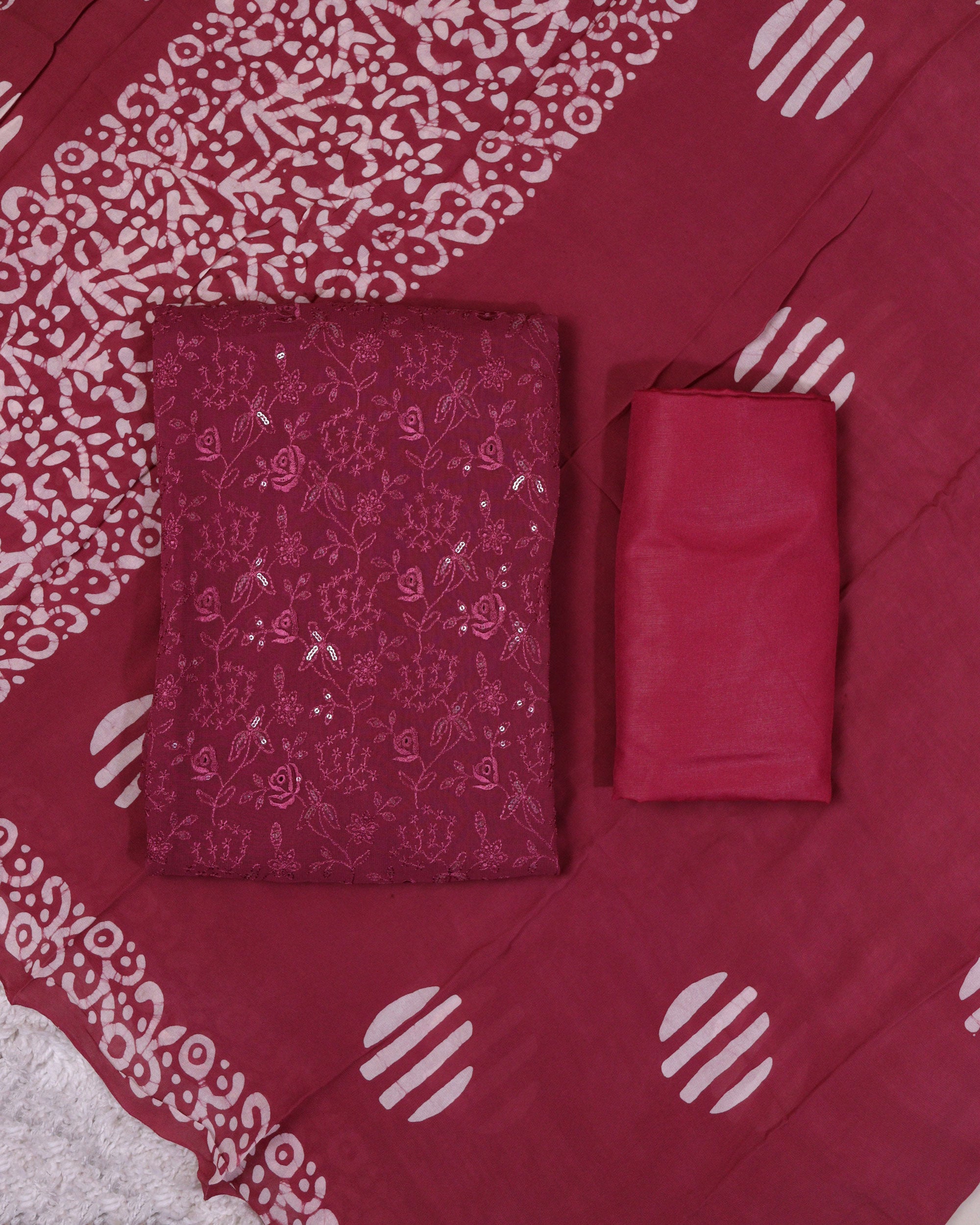 Load image into Gallery viewer, Viscose Georgette Unstitched Suit-2086