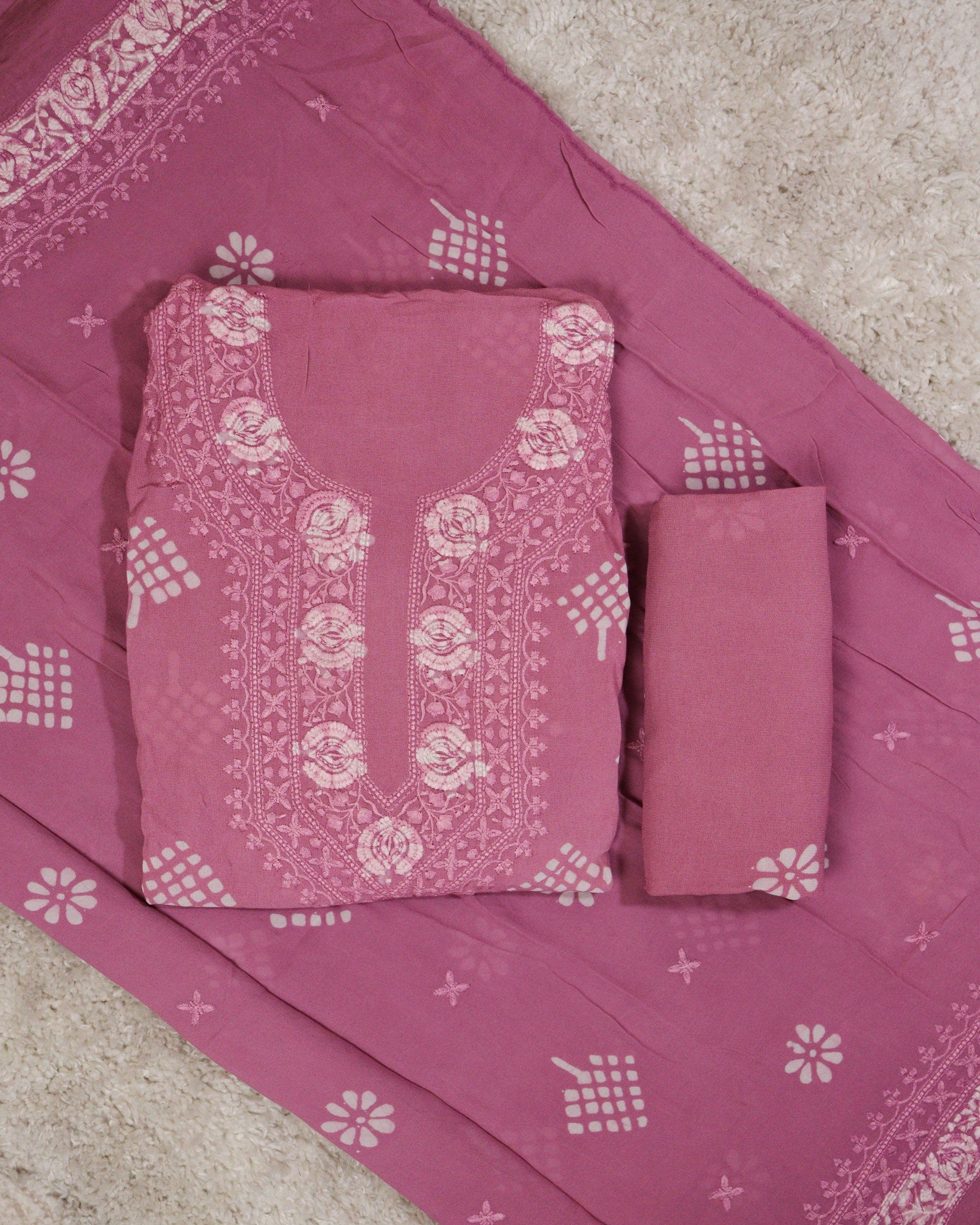 Load image into Gallery viewer, Viscose Georgette Unstitched Suits - 2398