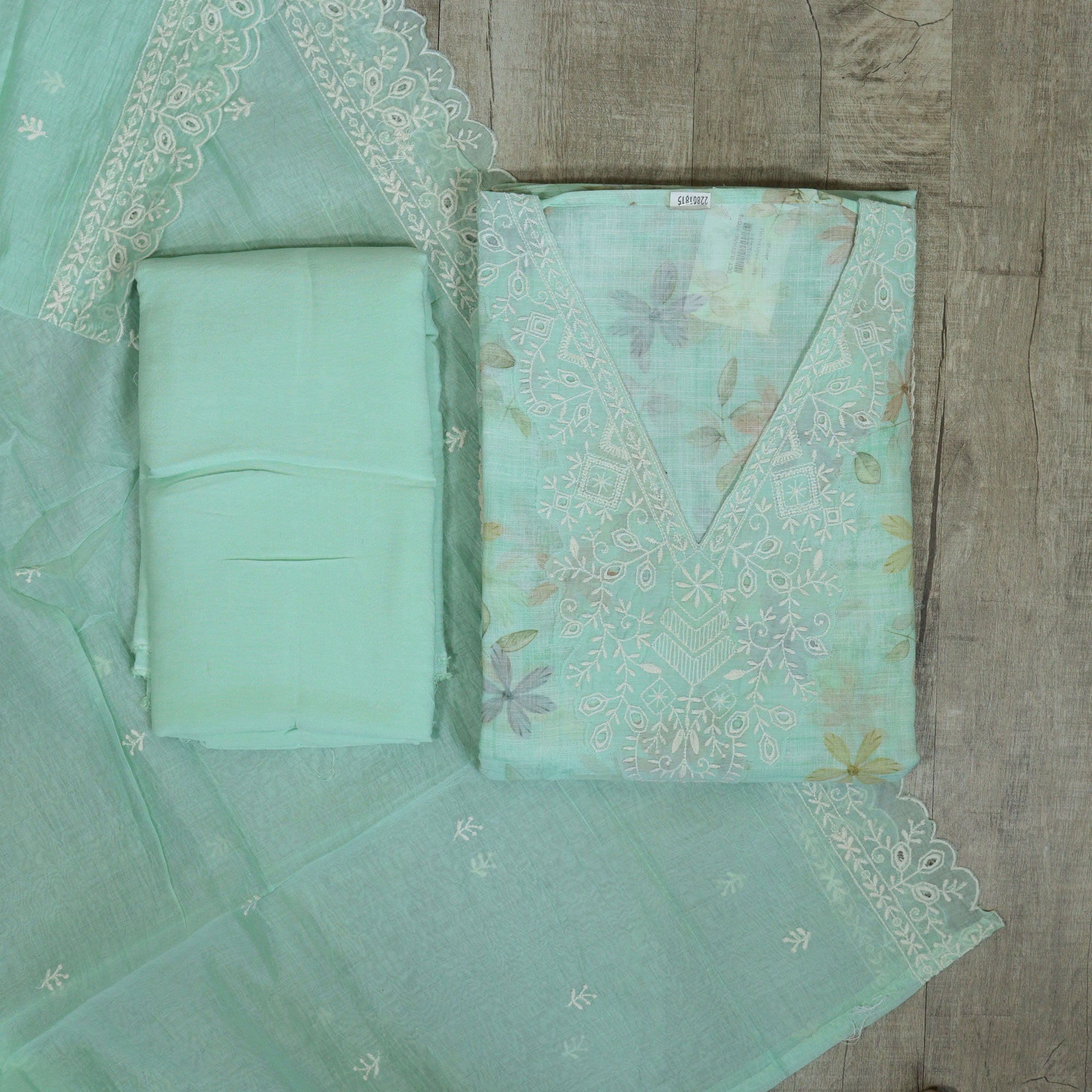 Load image into Gallery viewer, Linen Cotton Unstitched Suit - 4659