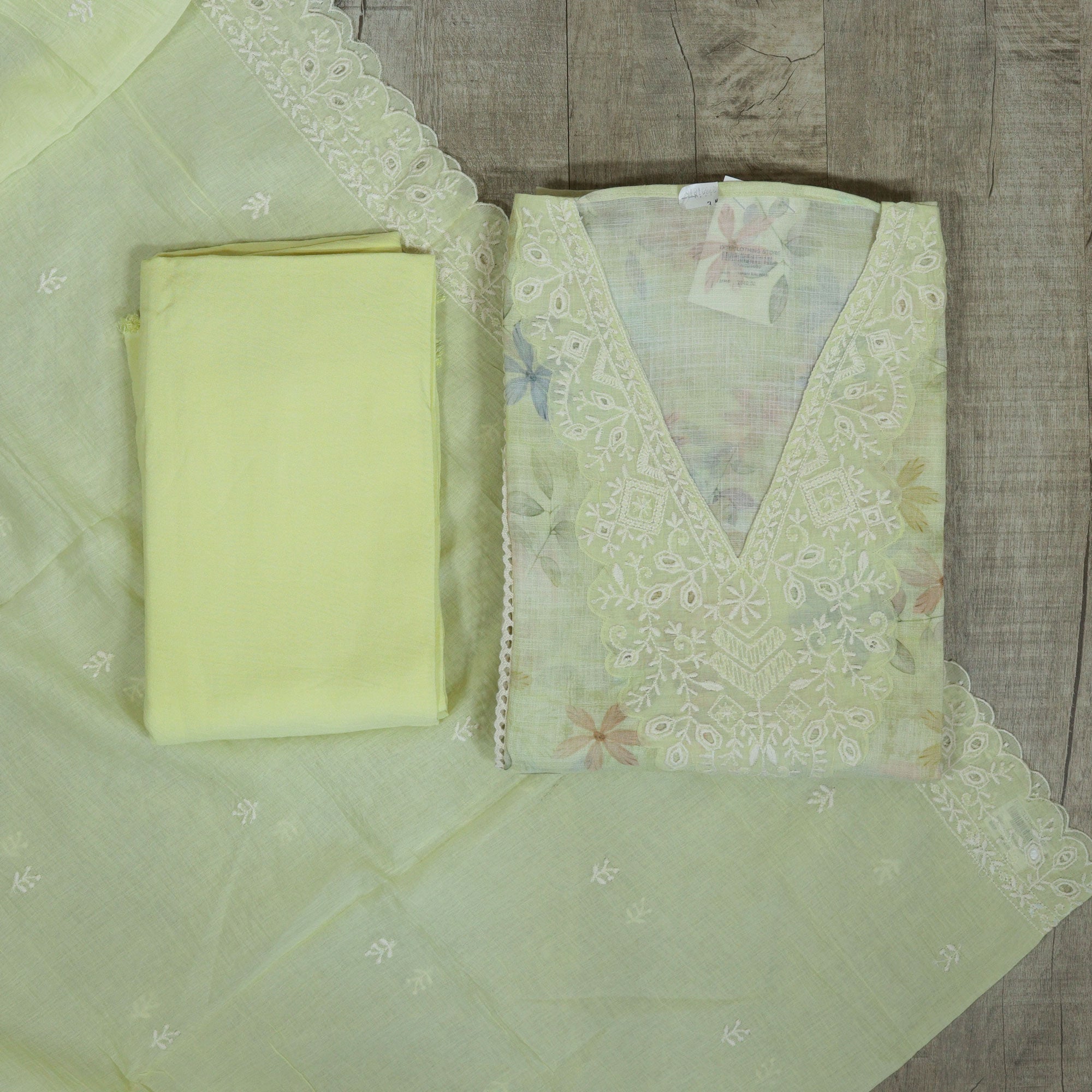 Load image into Gallery viewer, Linen Cotton Unstitched Suit - 4659