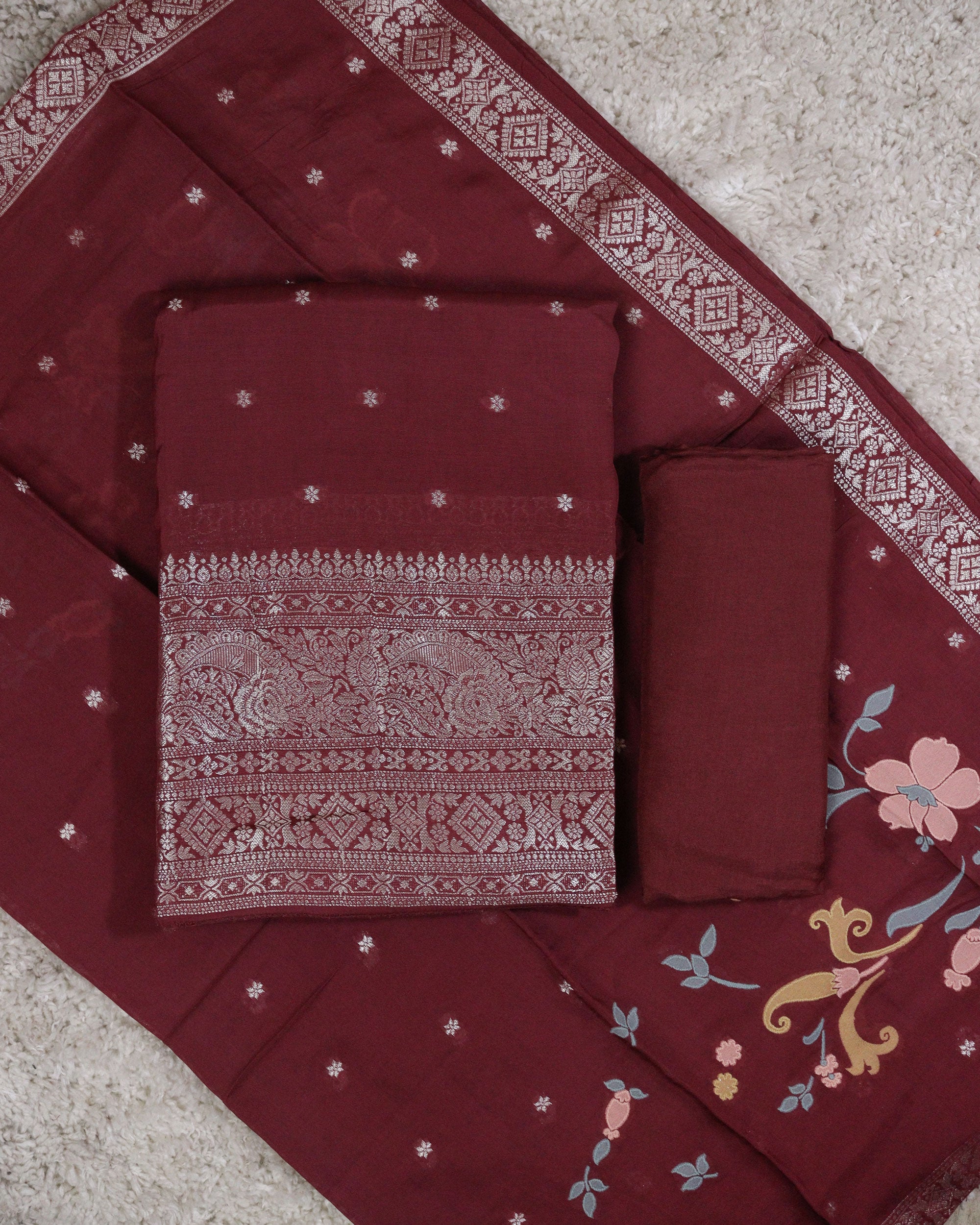 Load image into Gallery viewer, Banarasi Unstitched Suit -2497