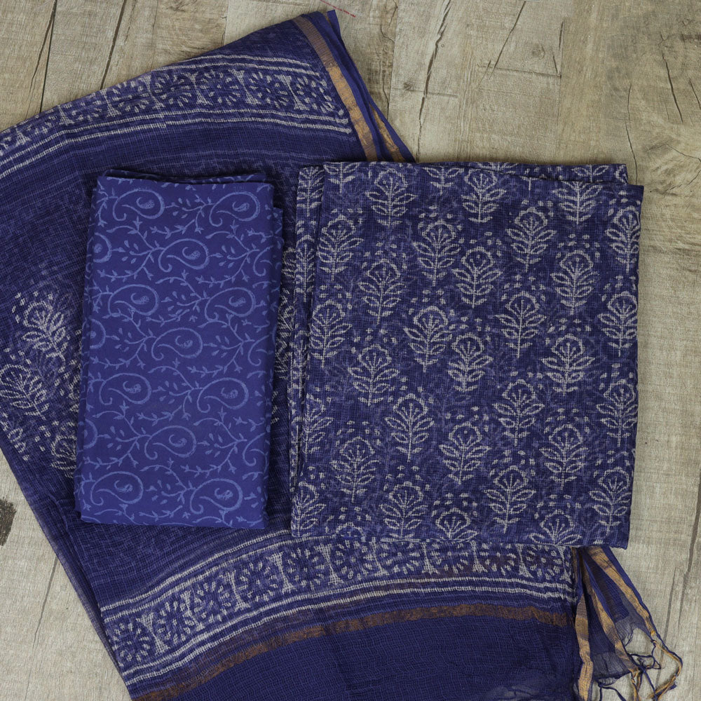 Load image into Gallery viewer, Kotta Cotton Unstitched Suit - 4725