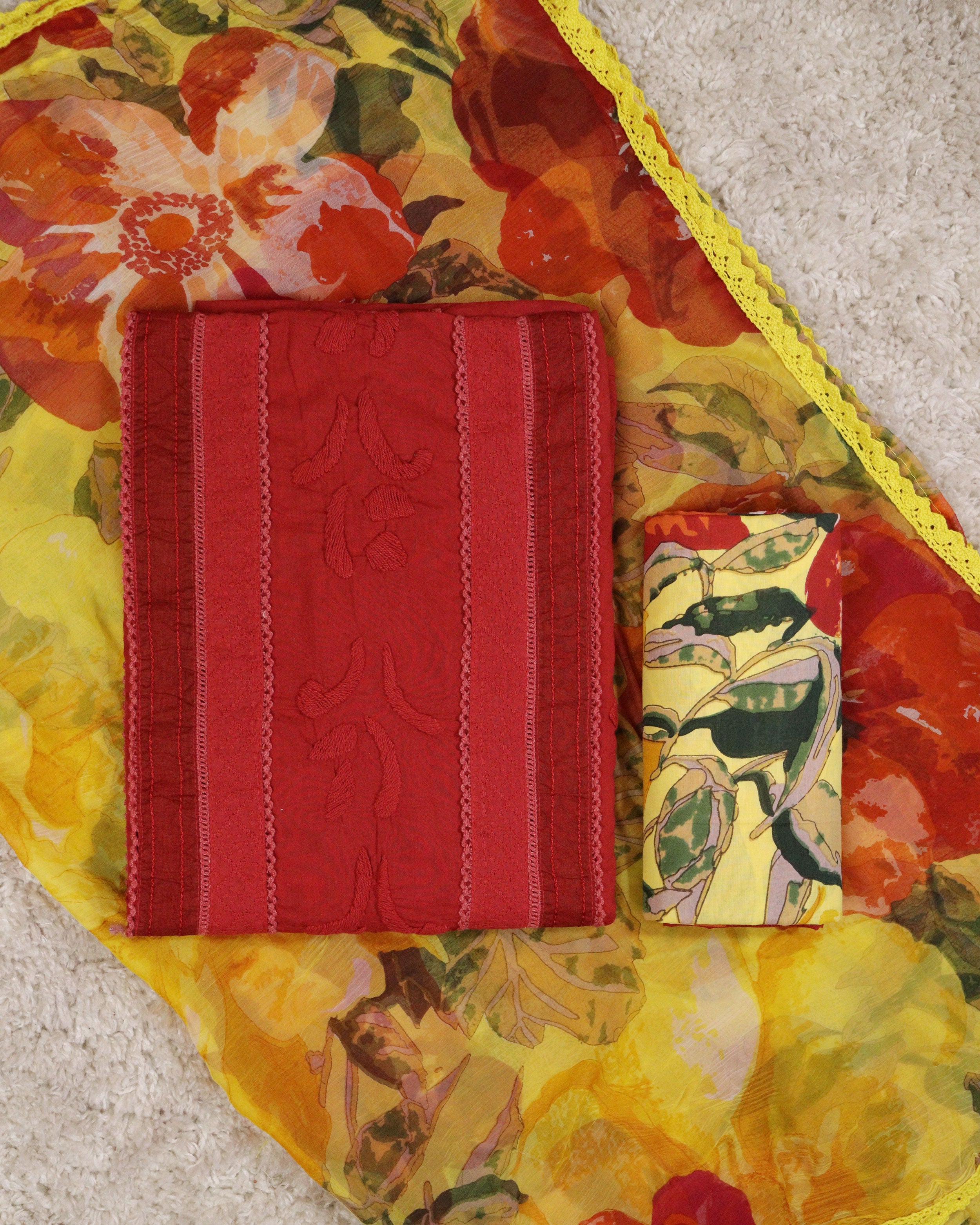 Load image into Gallery viewer, Pure Cotton Unstitched Suit -2661