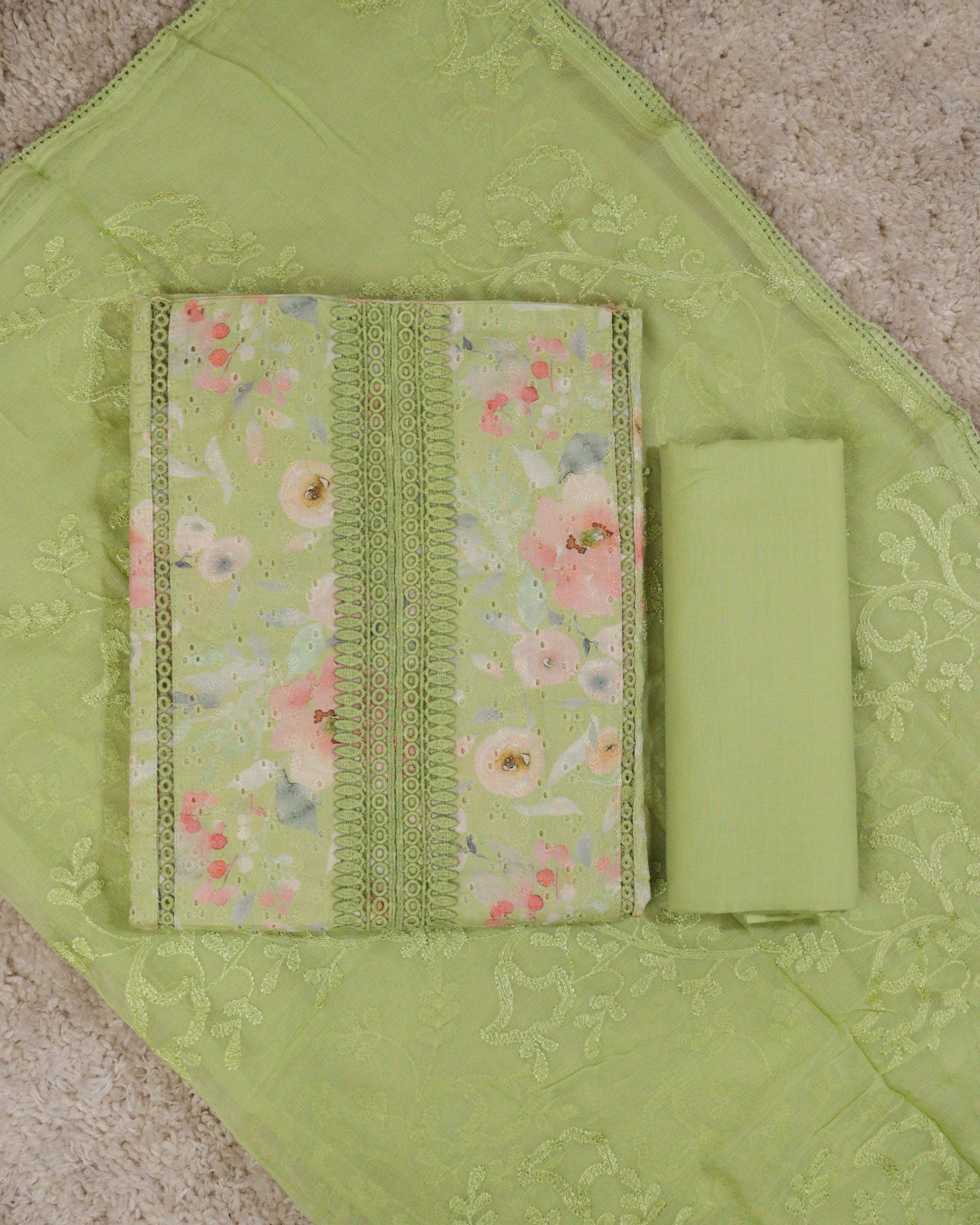 Load image into Gallery viewer, Pure Cotton Ustitched Suit-2770