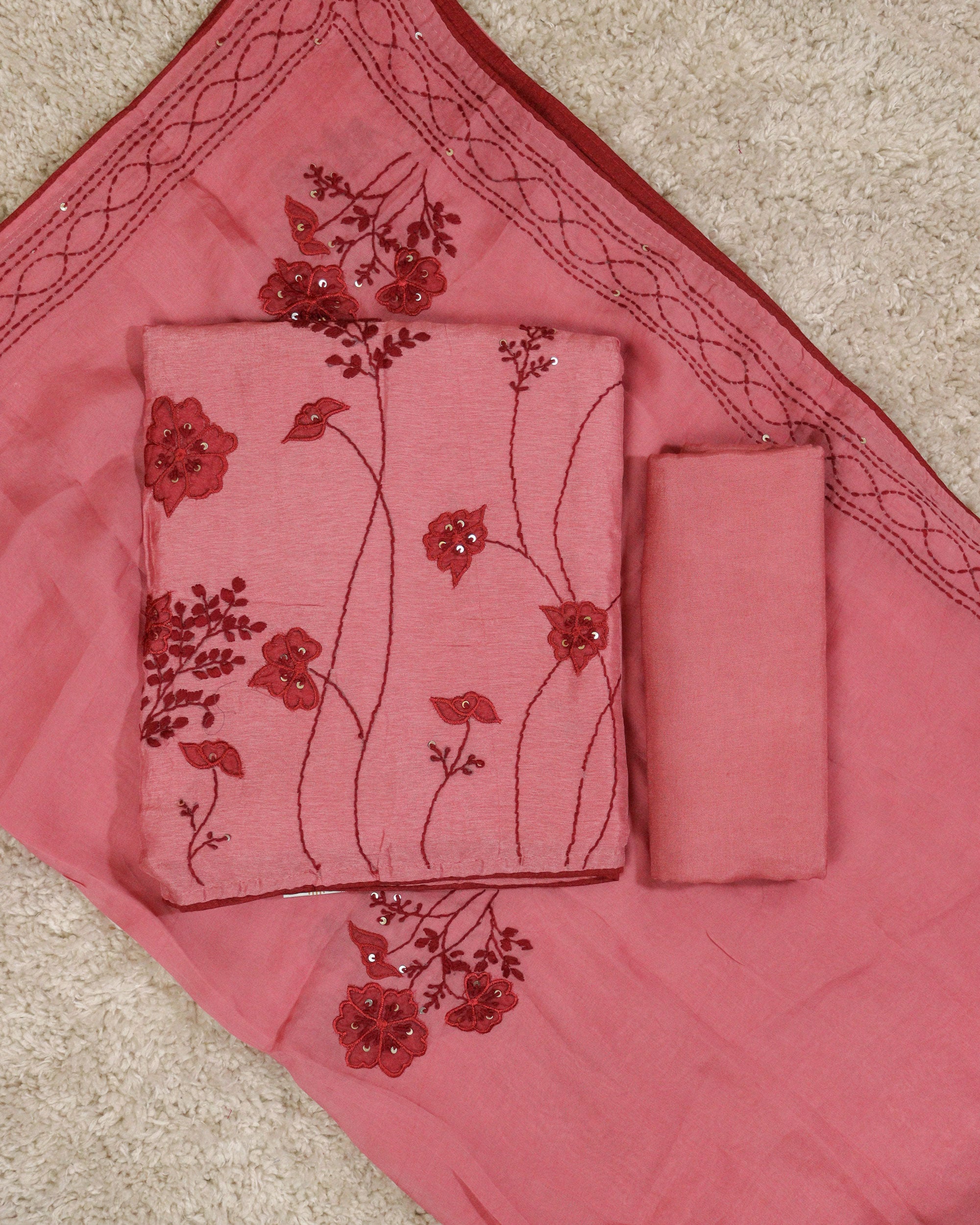 Load image into Gallery viewer, Gajji Silk Unstitched Suit- 2771