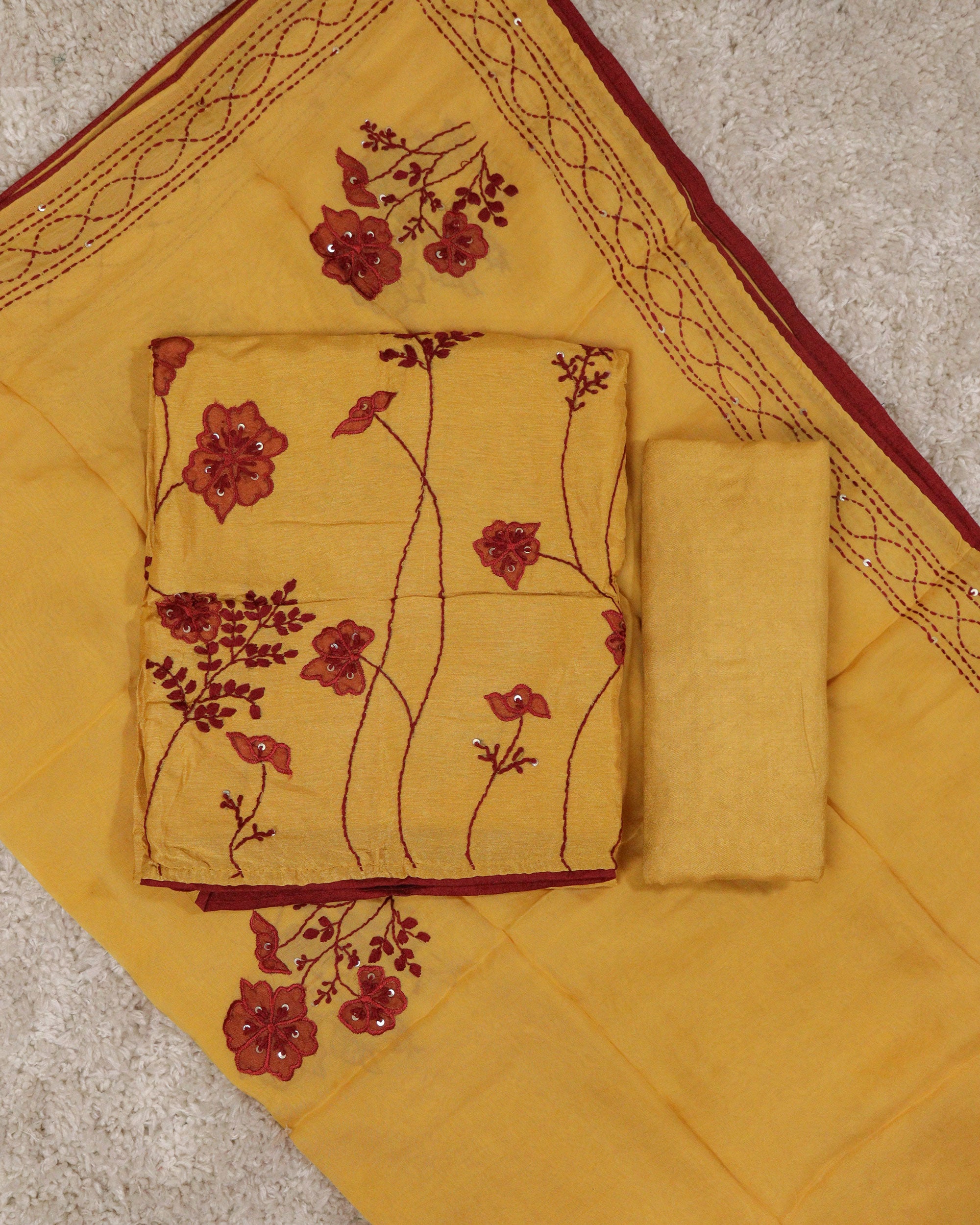 Load image into Gallery viewer, Gajji Silk Unstitched Suit- 2771