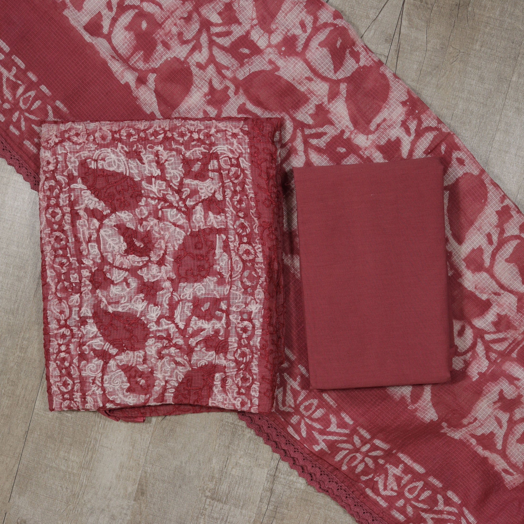 Load image into Gallery viewer, Pure Kota Cotton Unstitched Suit-4829