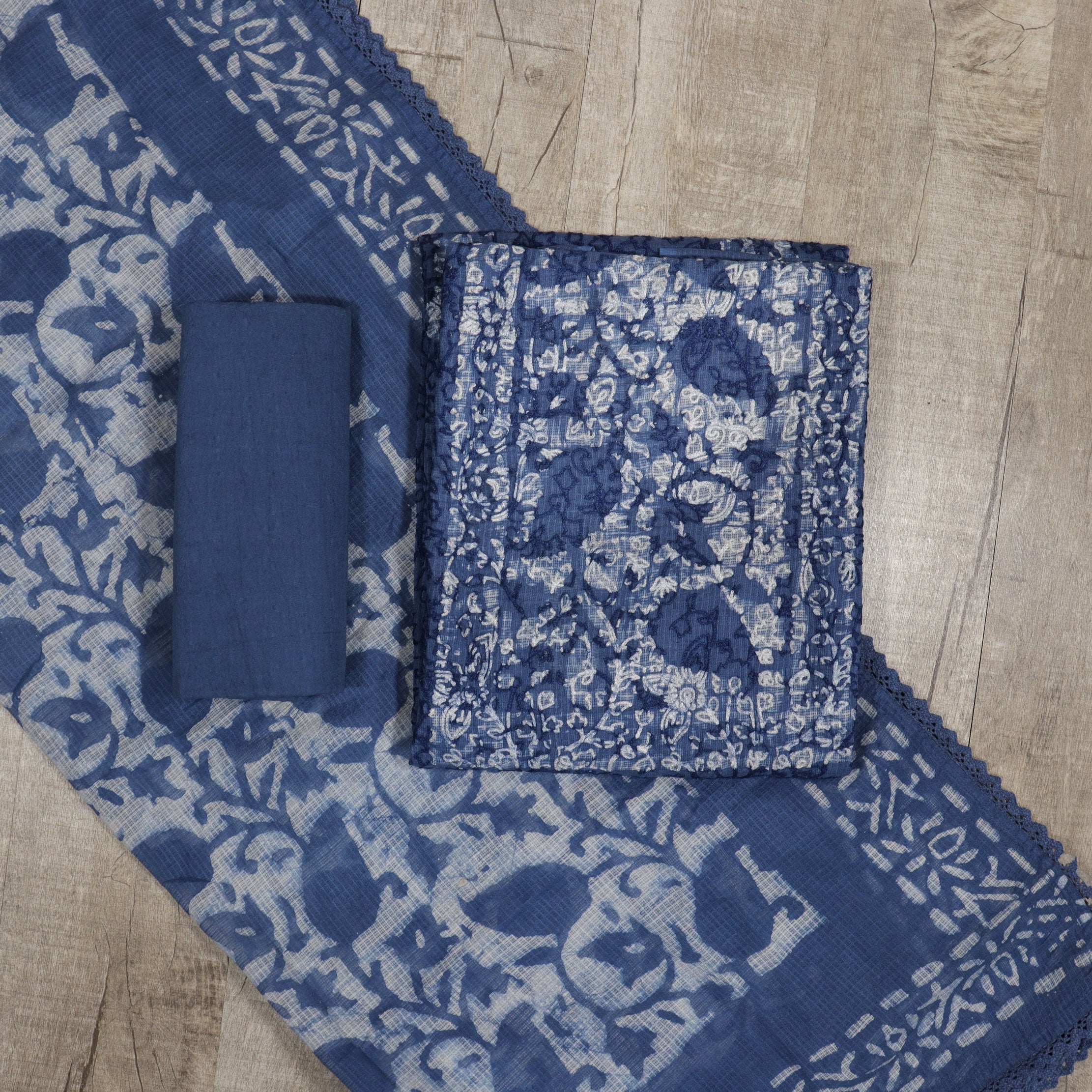 Load image into Gallery viewer, Pure Kota Cotton Unstitched Suit-4829