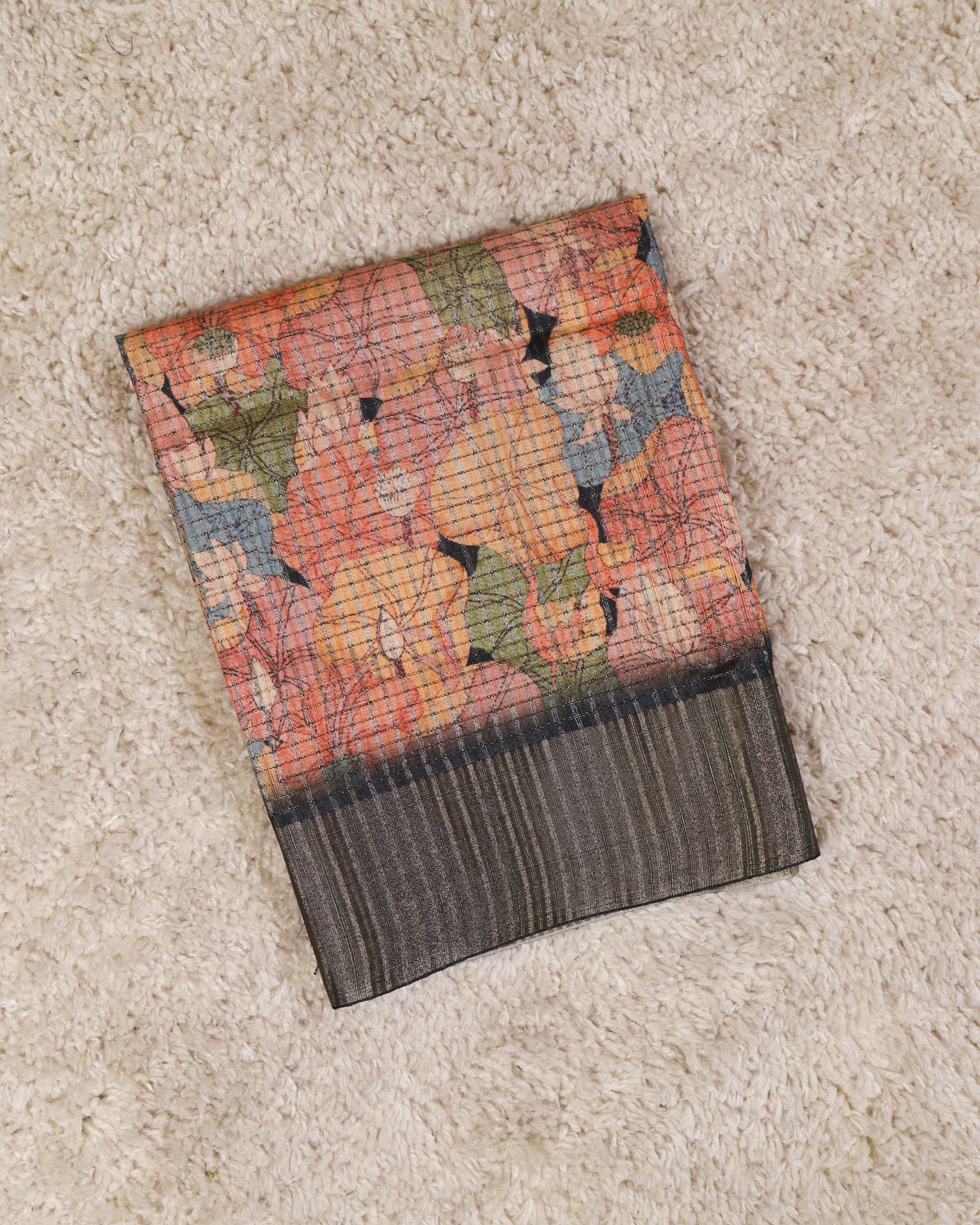 Load image into Gallery viewer, Semi Tusser Silk Saree(Pre Order)-2537