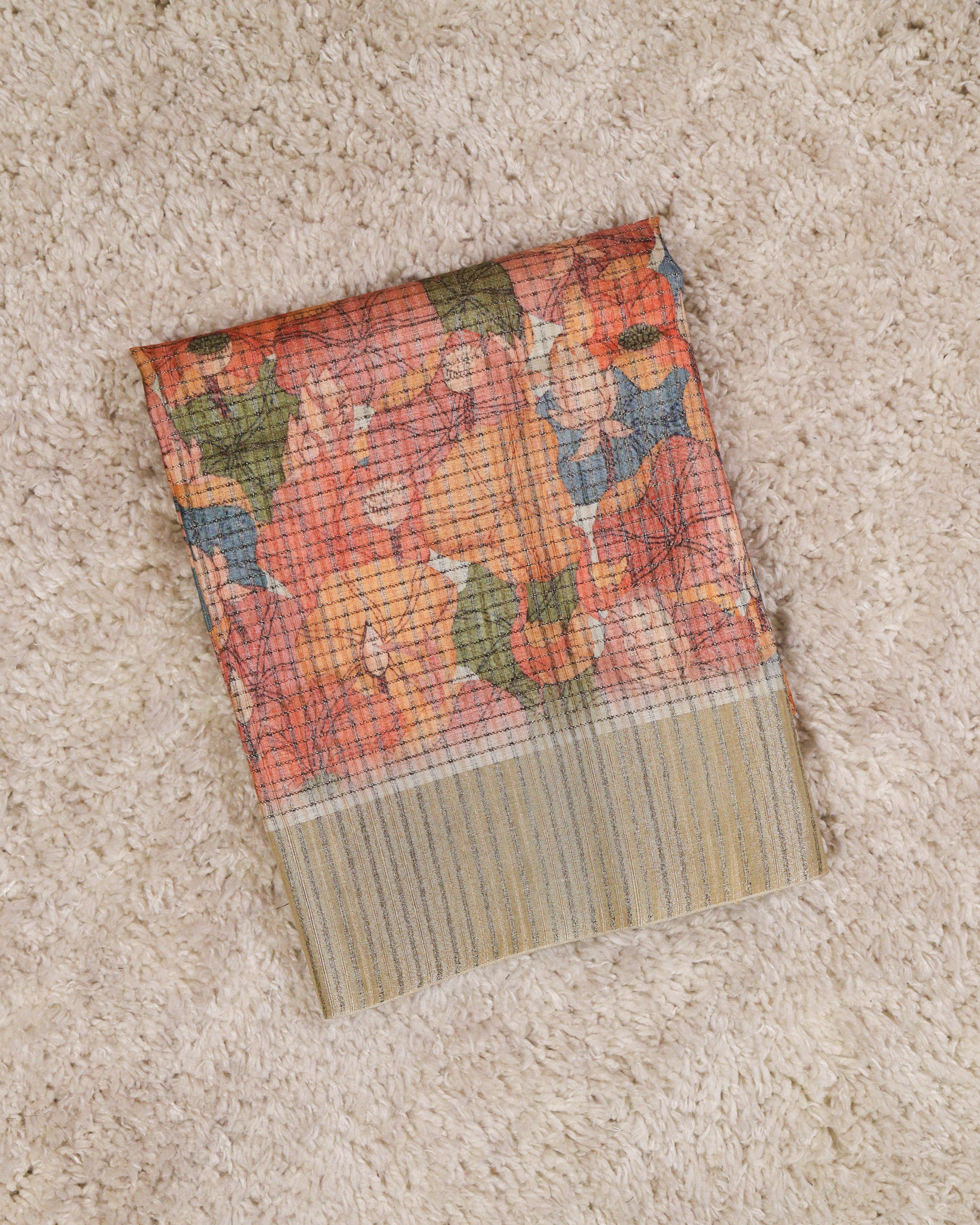 Load image into Gallery viewer, Semi Tusser Silk Saree(Pre Order)-2537