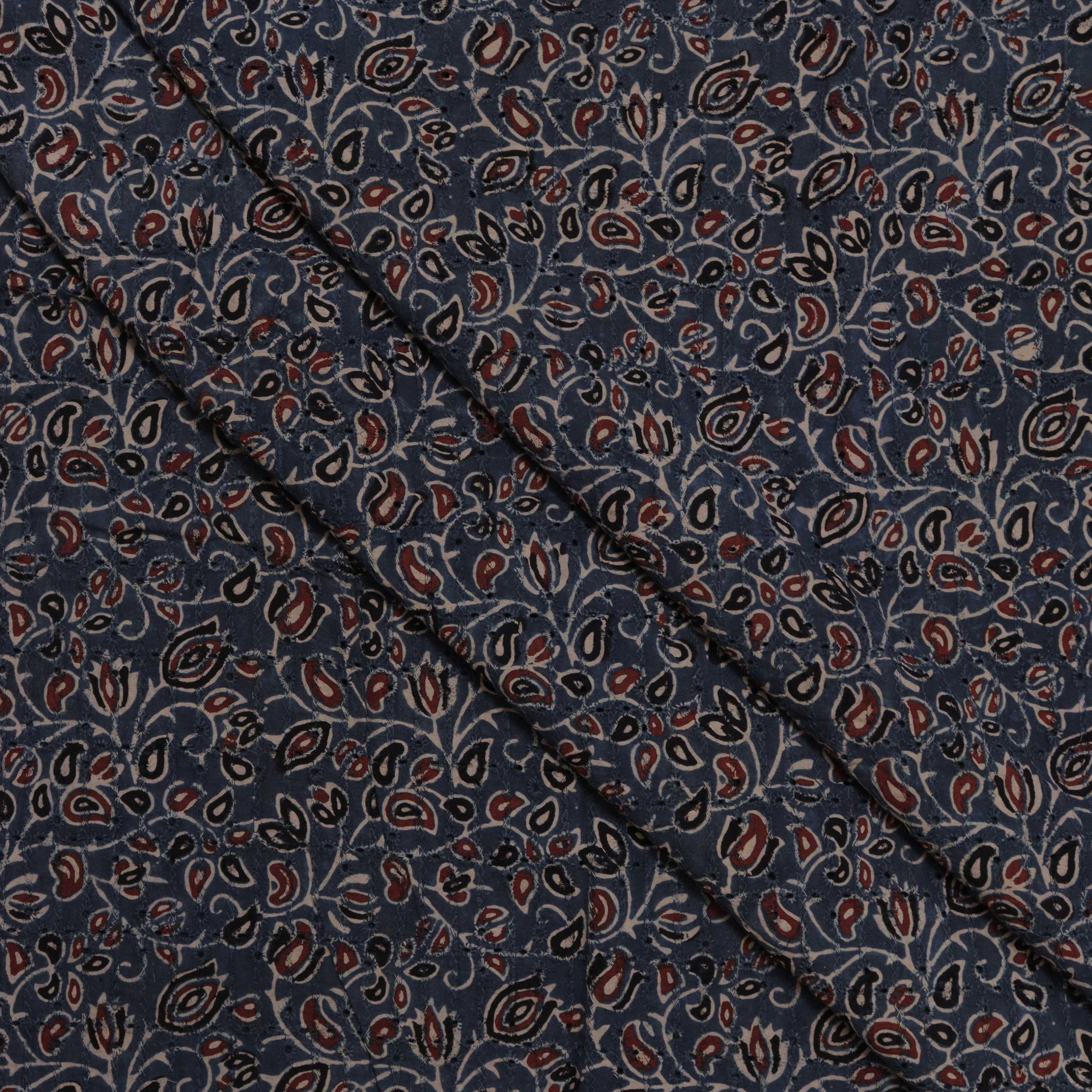 Load image into Gallery viewer, Ajrakh Printed Fabric - 4916