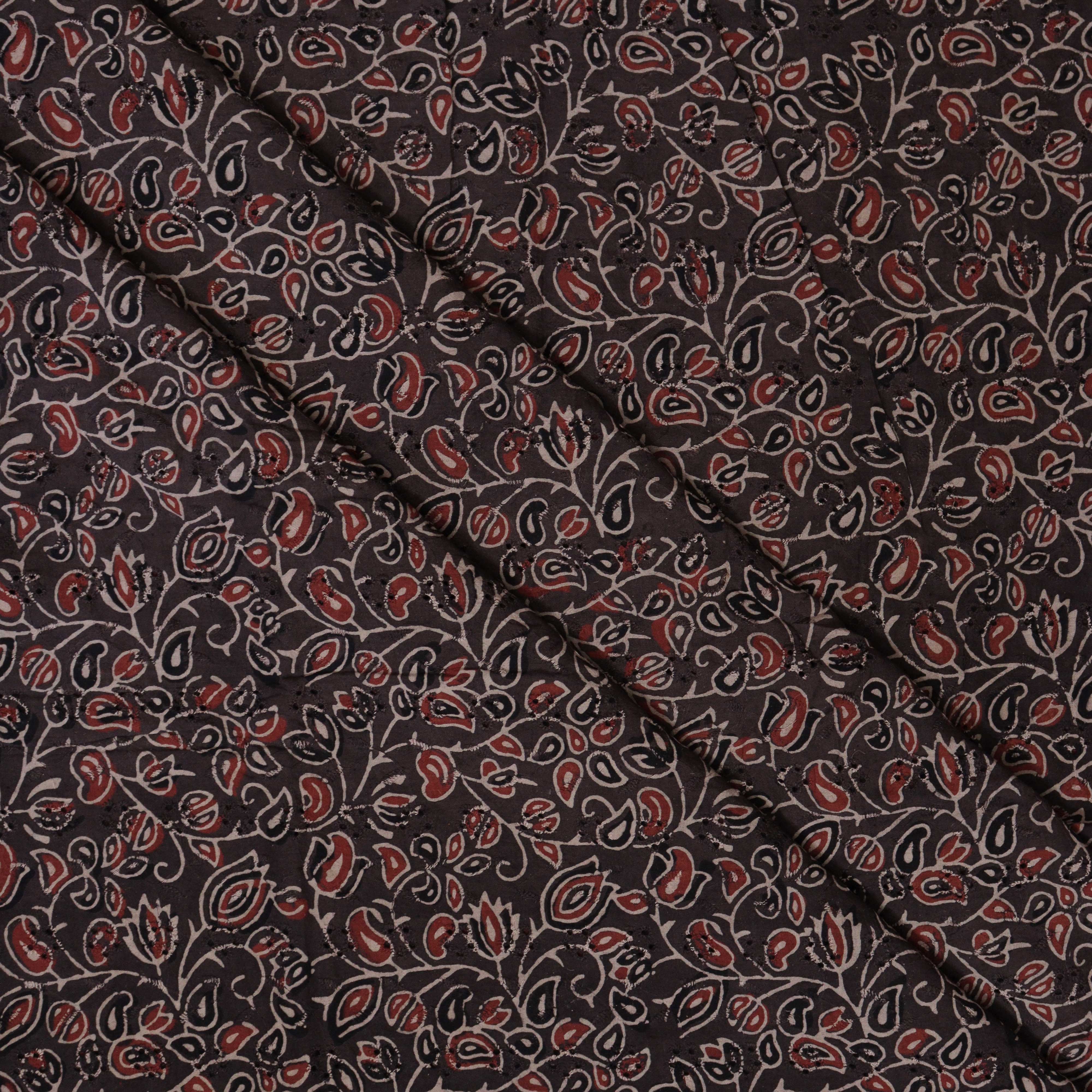 Load image into Gallery viewer, Ajrakh Printed Fabric - 4916