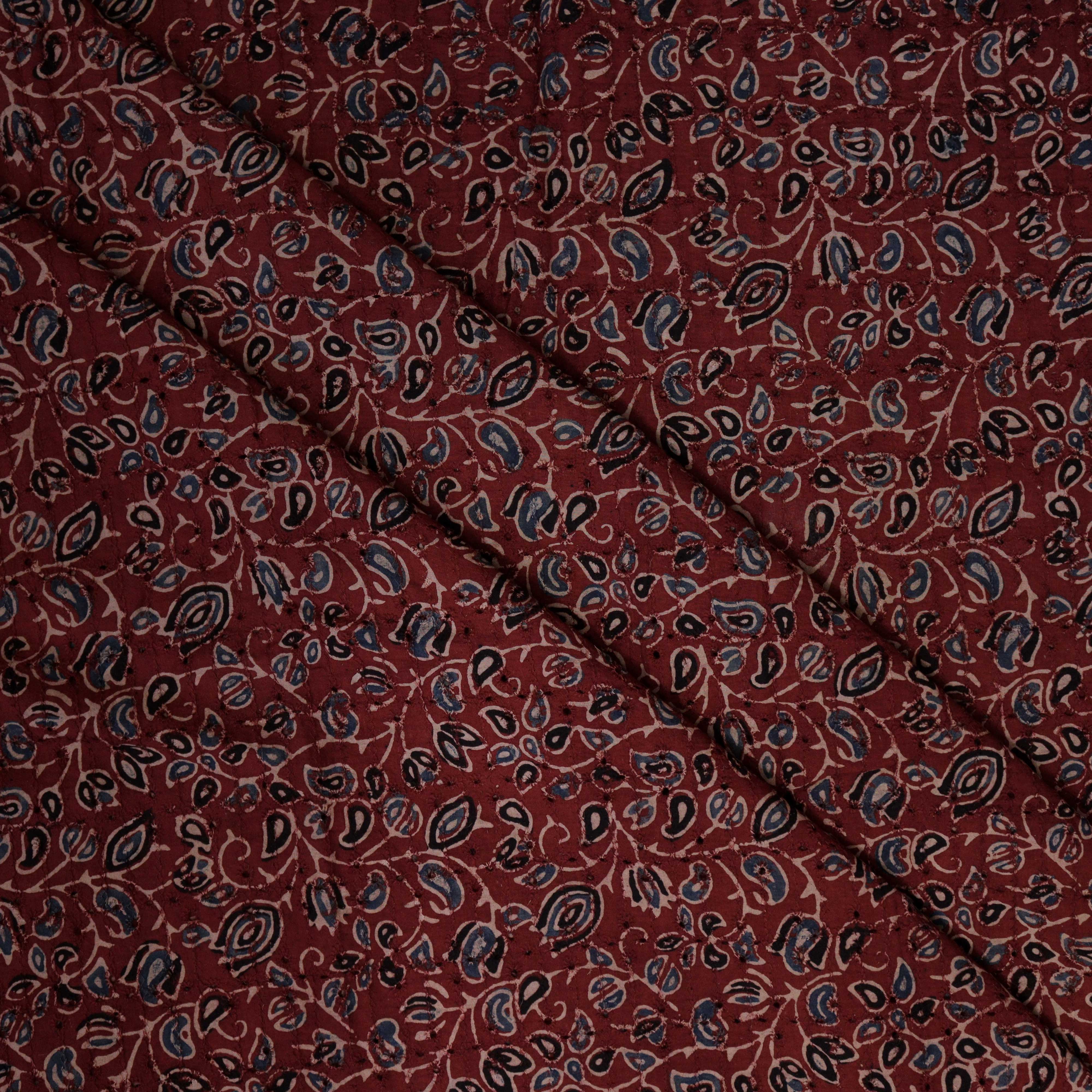 Load image into Gallery viewer, Ajrakh Printed Fabric - 4916