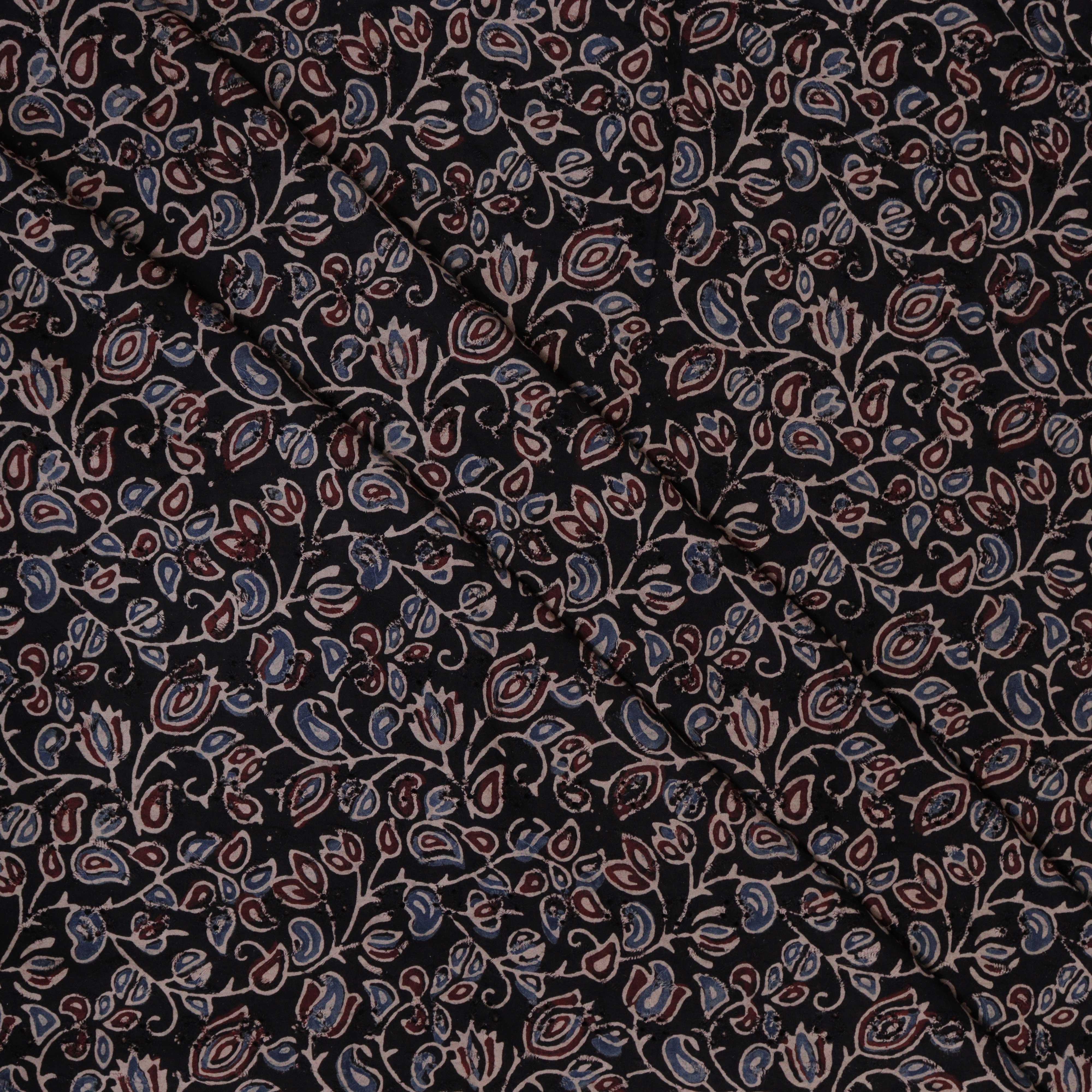 Load image into Gallery viewer, Ajrakh Printed Fabric - 4916