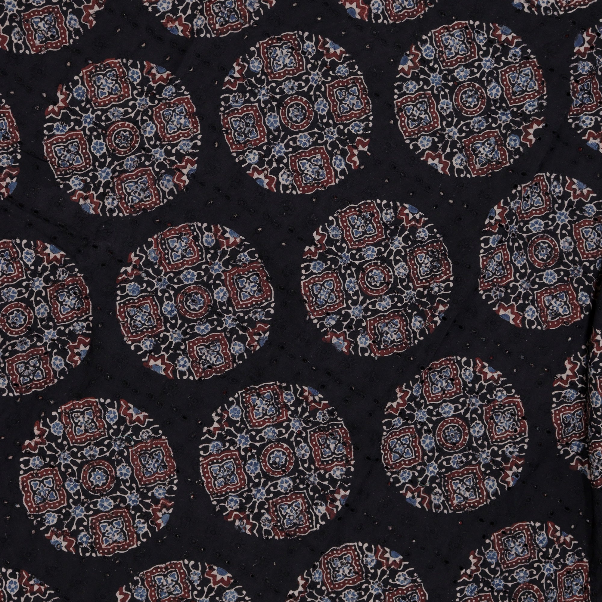 Load image into Gallery viewer, Ajrakh Printed Fabric - 4916