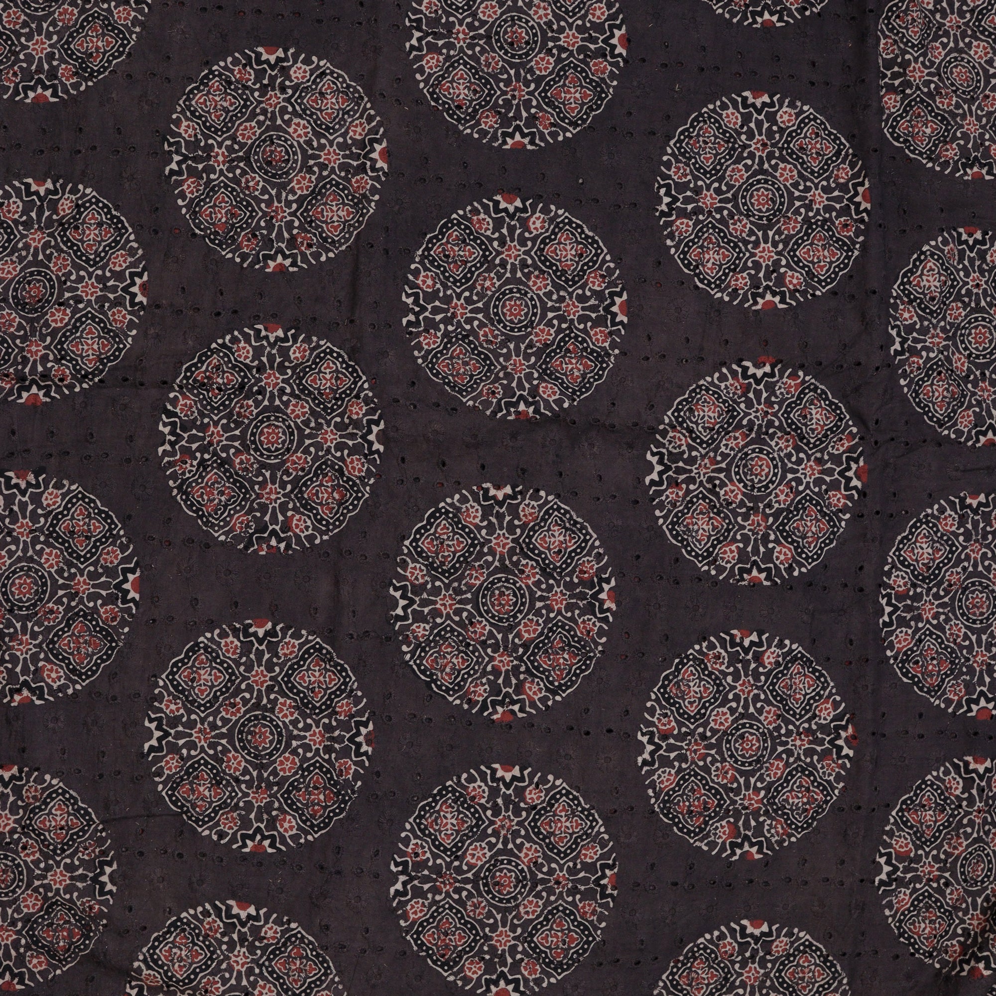 Load image into Gallery viewer, Ajrakh Printed Fabric - 4916