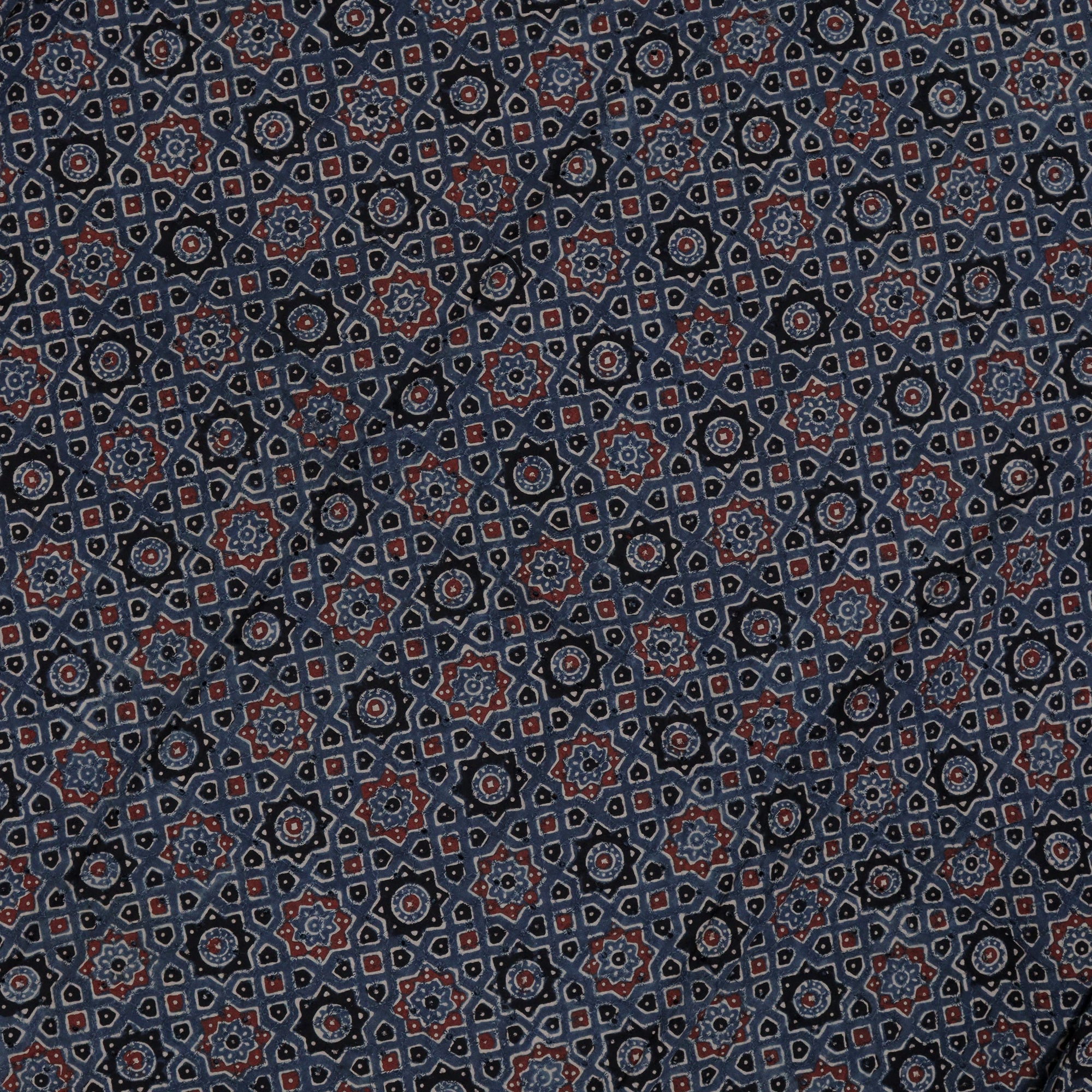 Load image into Gallery viewer, Ajrakh Printed Fabric - 4916