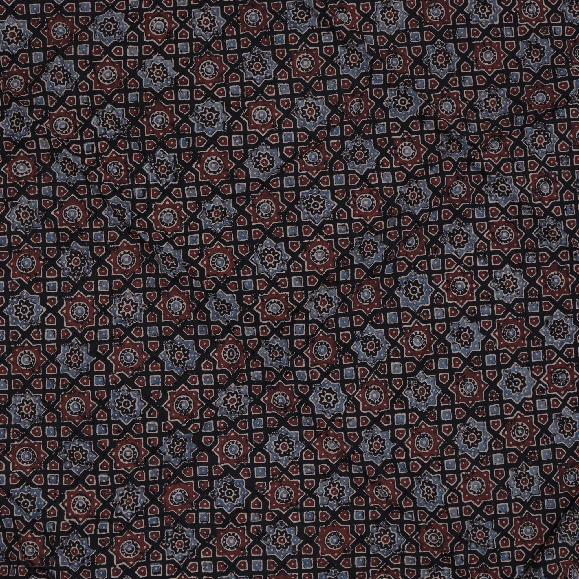 Load image into Gallery viewer, Ajrakh Printed Fabric - 4916