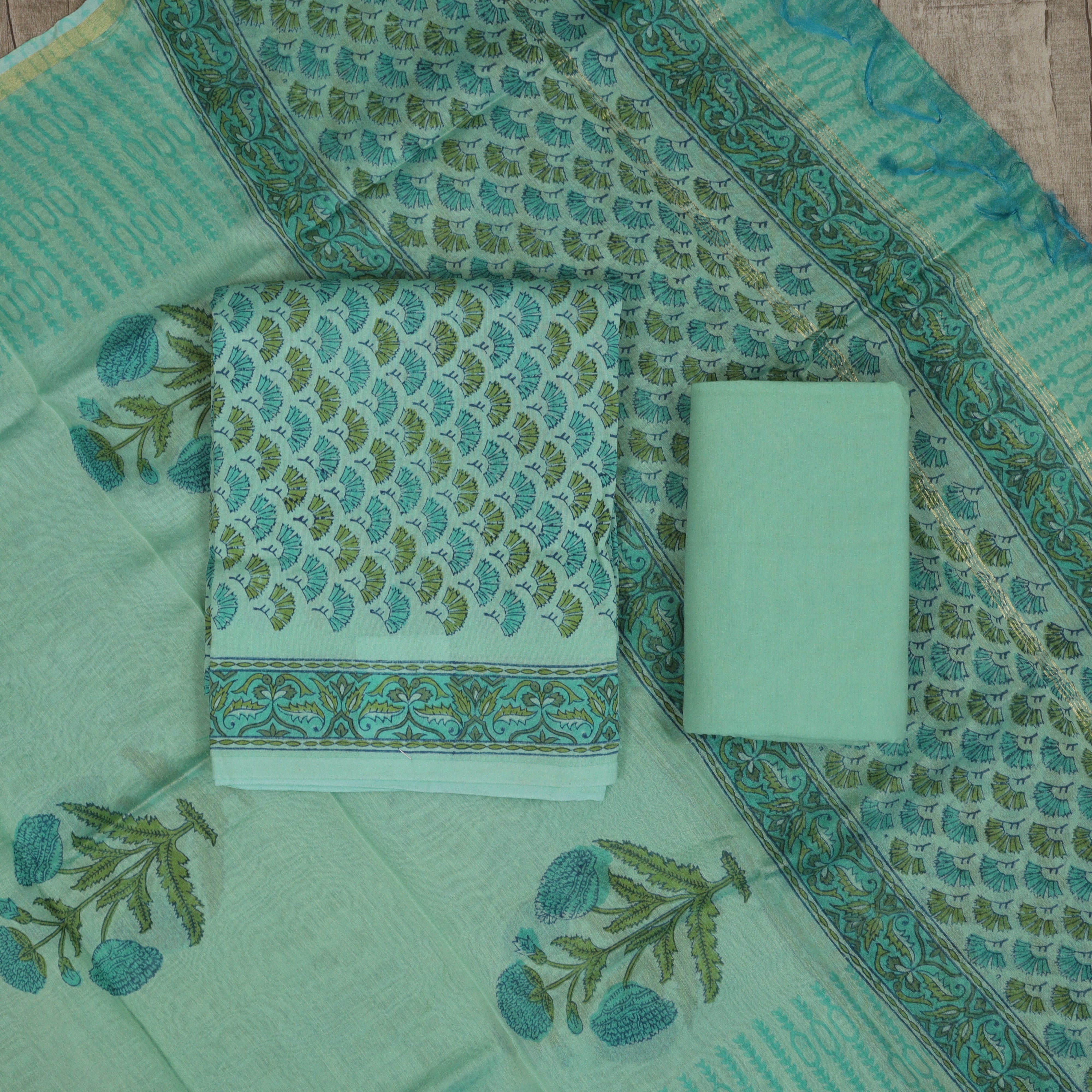 Load image into Gallery viewer, Chanderi Silk Unstitched-4678