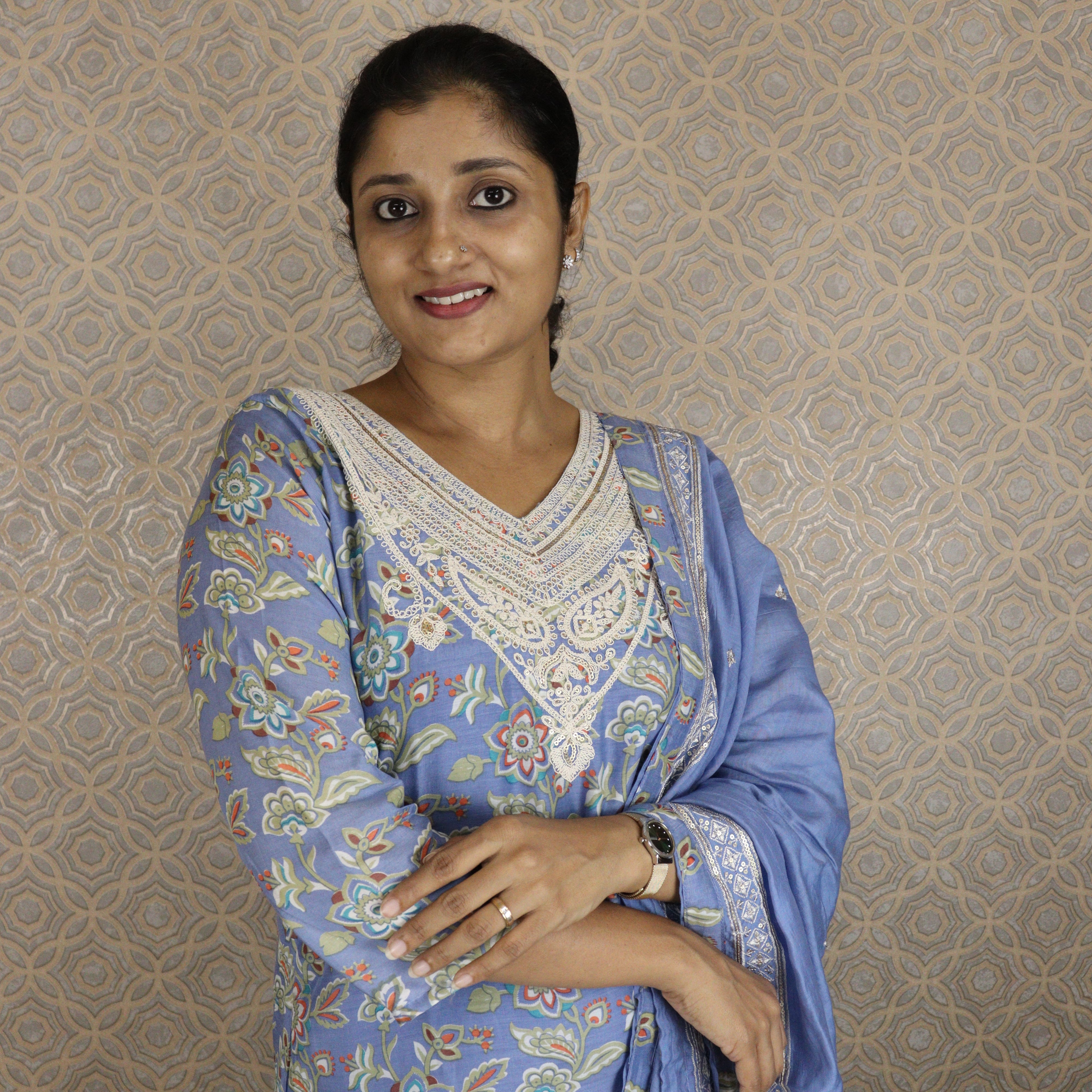 Load image into Gallery viewer, Pure Muslin Silk Suit mid picture