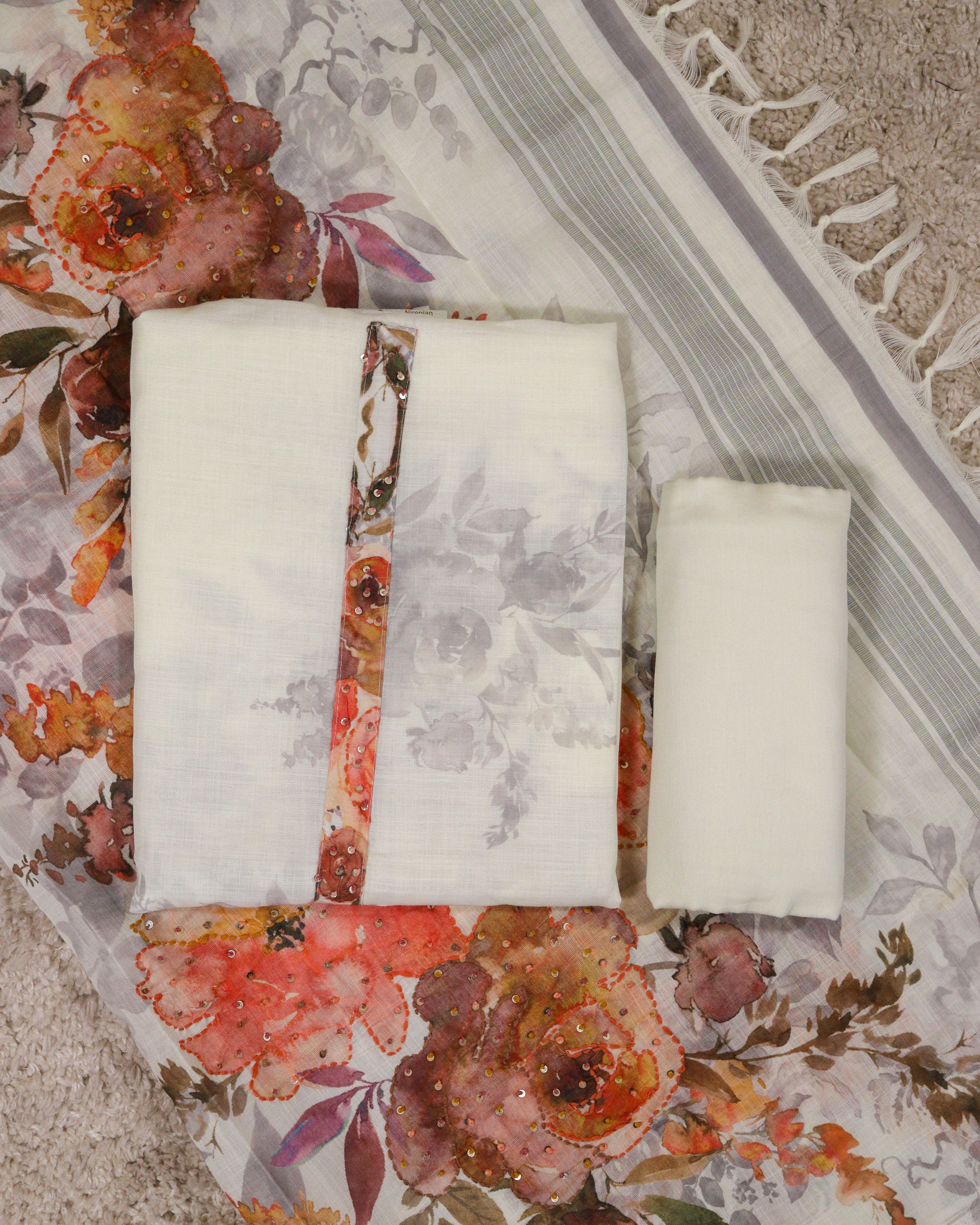 Load image into Gallery viewer, Linen Unstitched Suit-3034