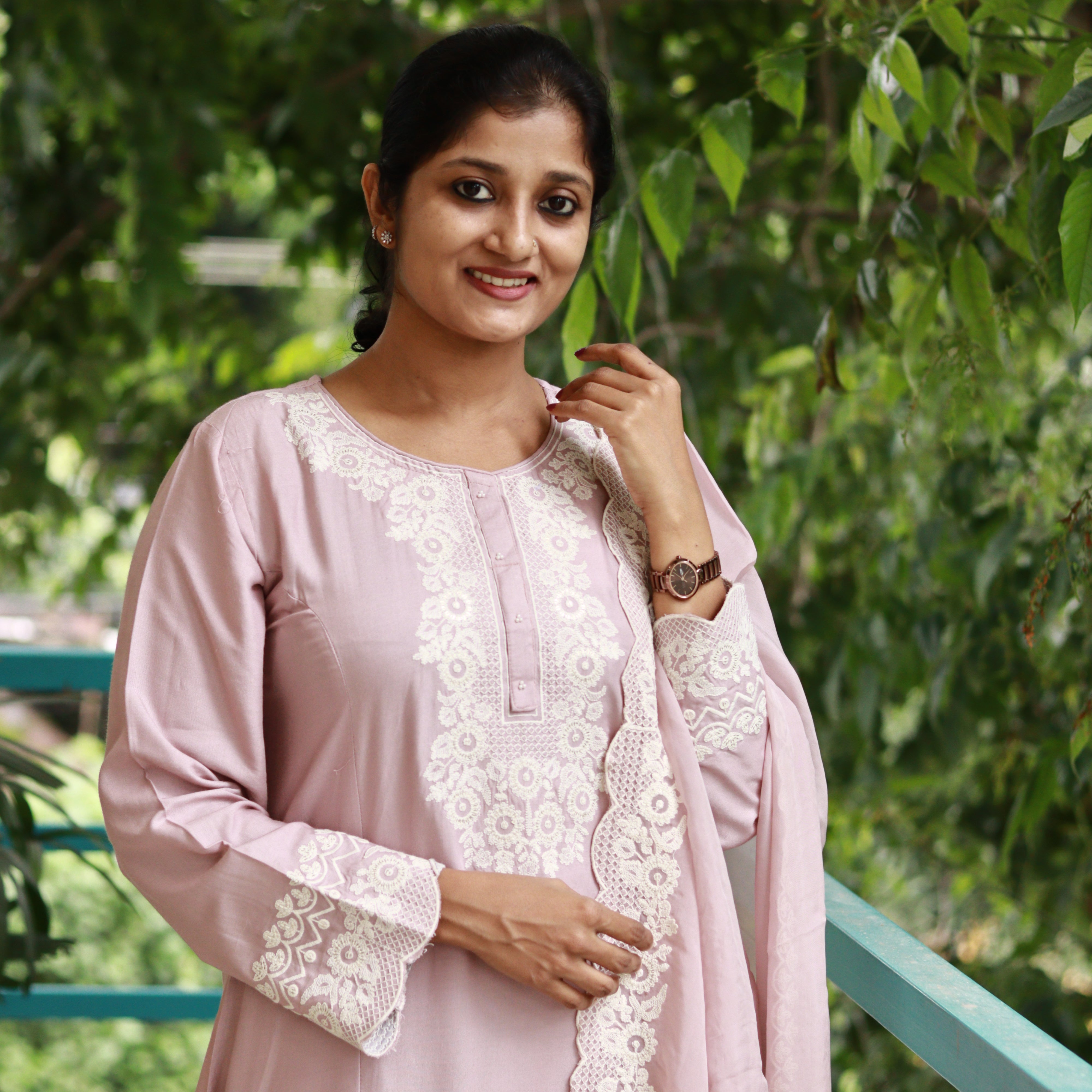 Load image into Gallery viewer, Pure Heavy Rayon Embroidery Suit - 3660