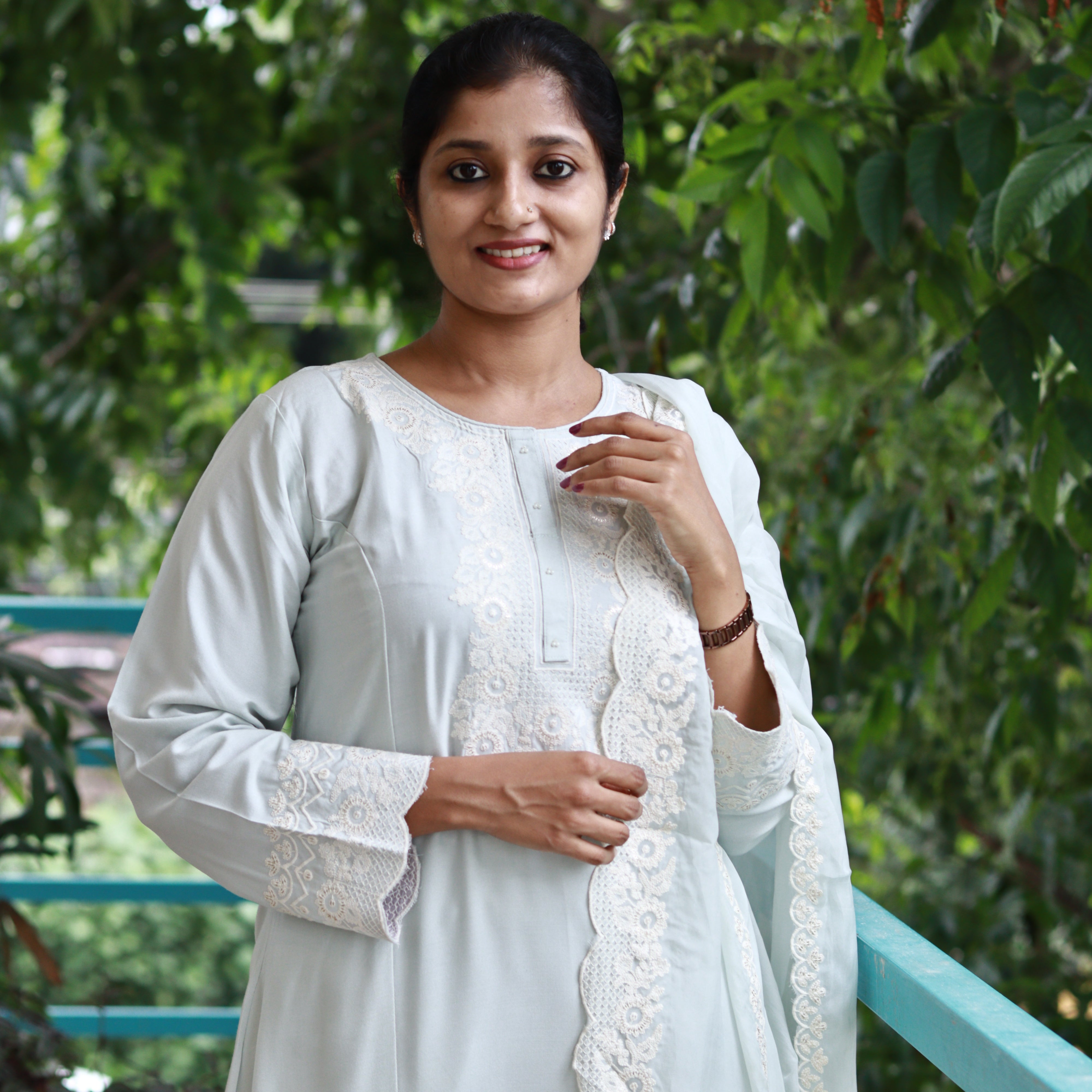 Load image into Gallery viewer, Pure Heavy Rayon Embroidery Suit - 3660