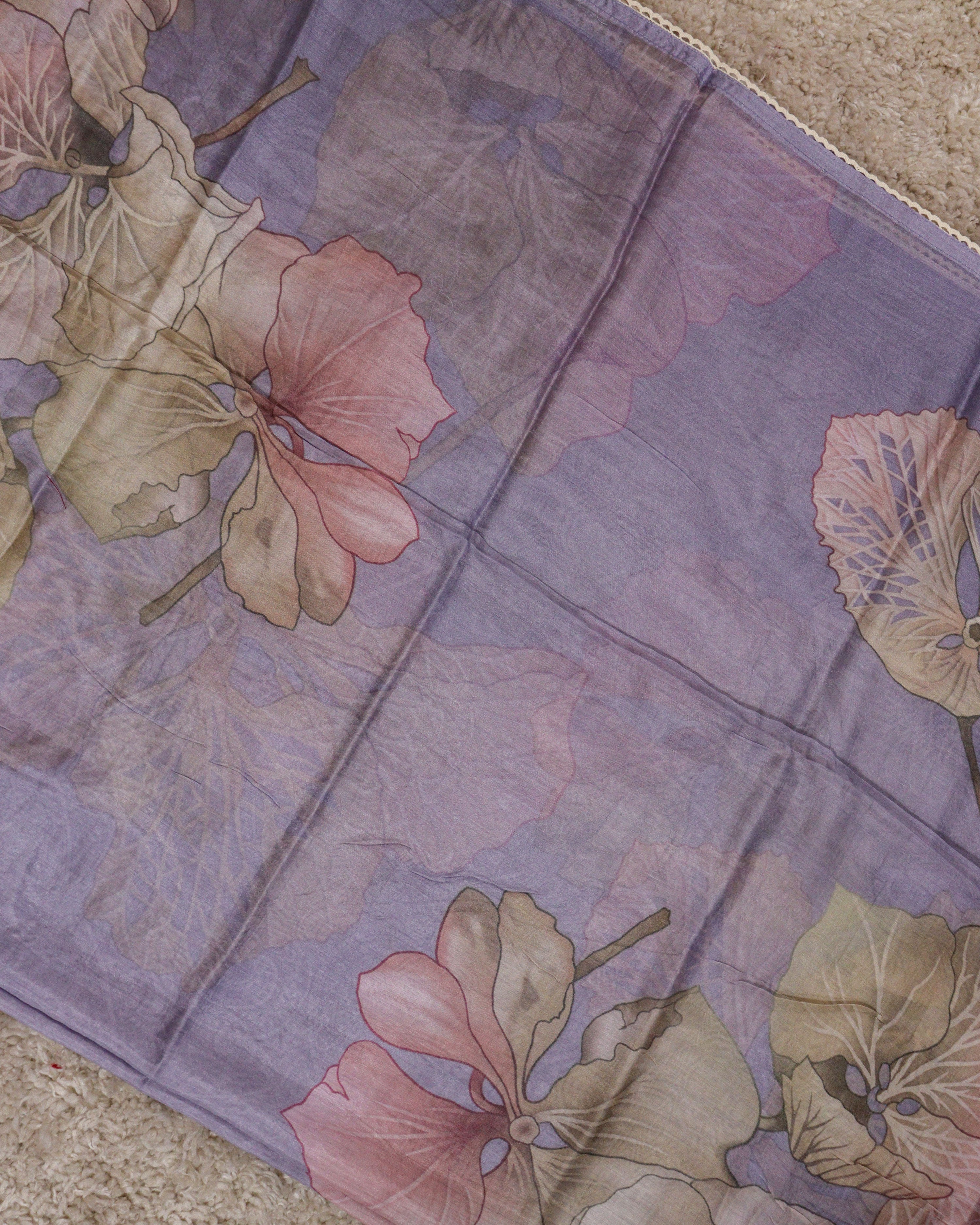 Load image into Gallery viewer, Muslin Silk Unstitched Suit-3237