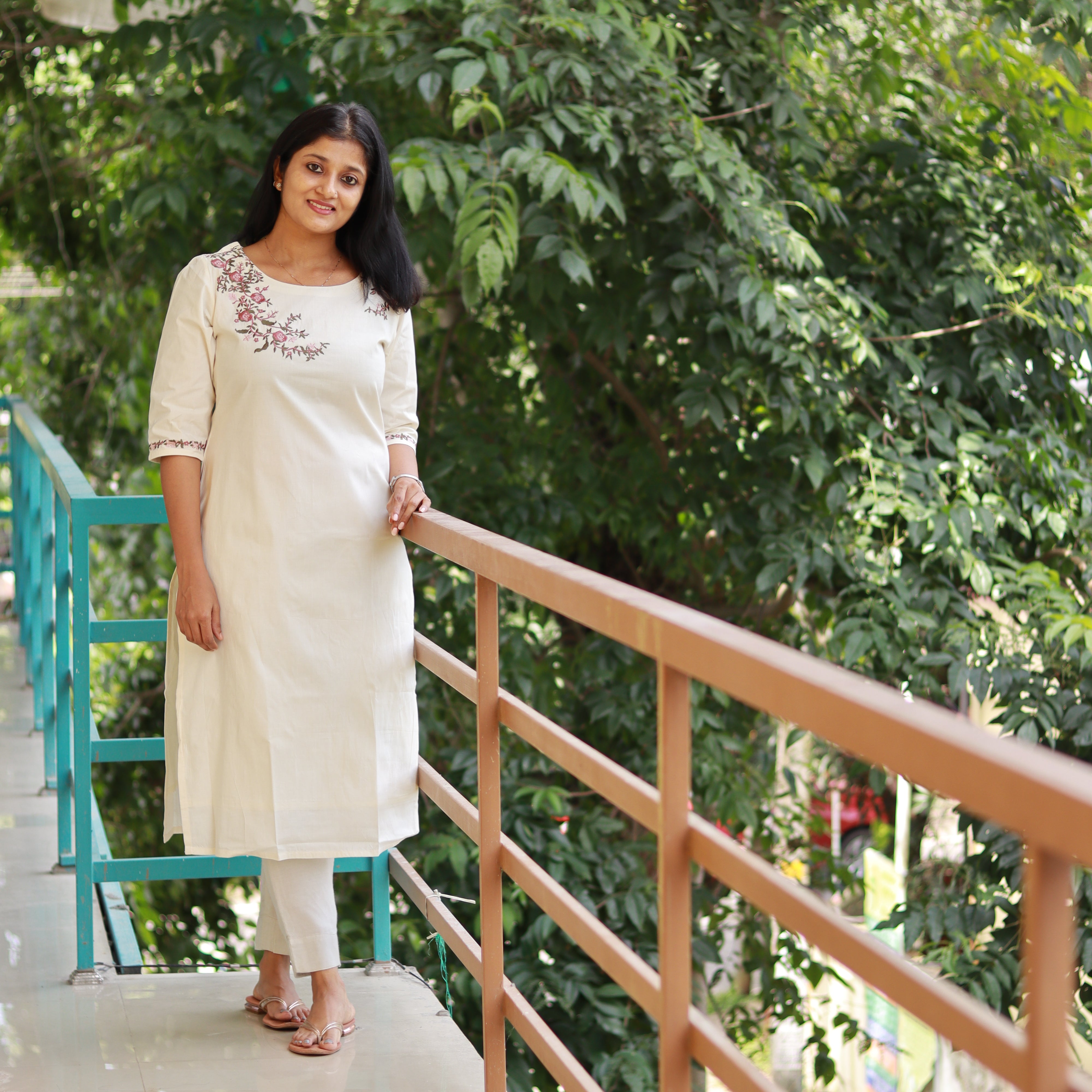 Load image into Gallery viewer, Pure Cotton Kurti - 3732