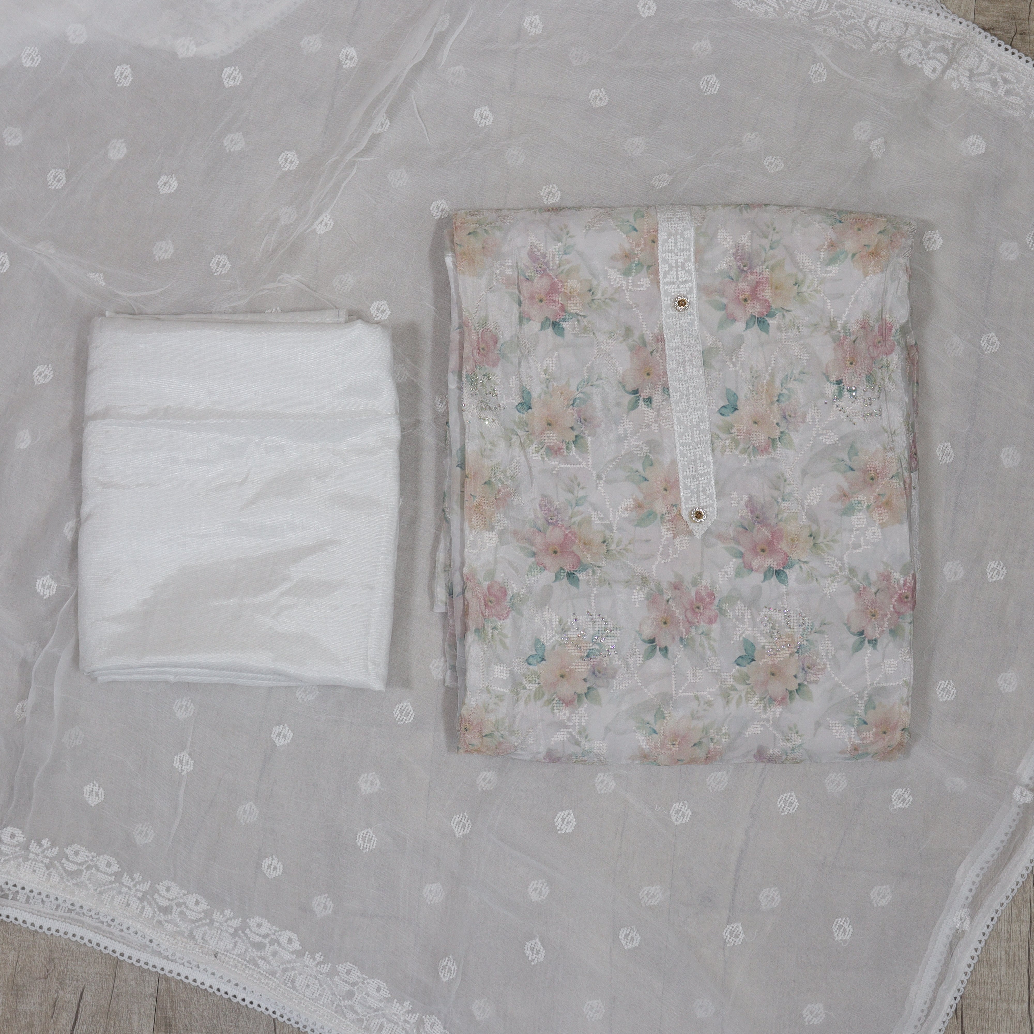 Load image into Gallery viewer, Crepe Silk Unstitched Suit - 4948