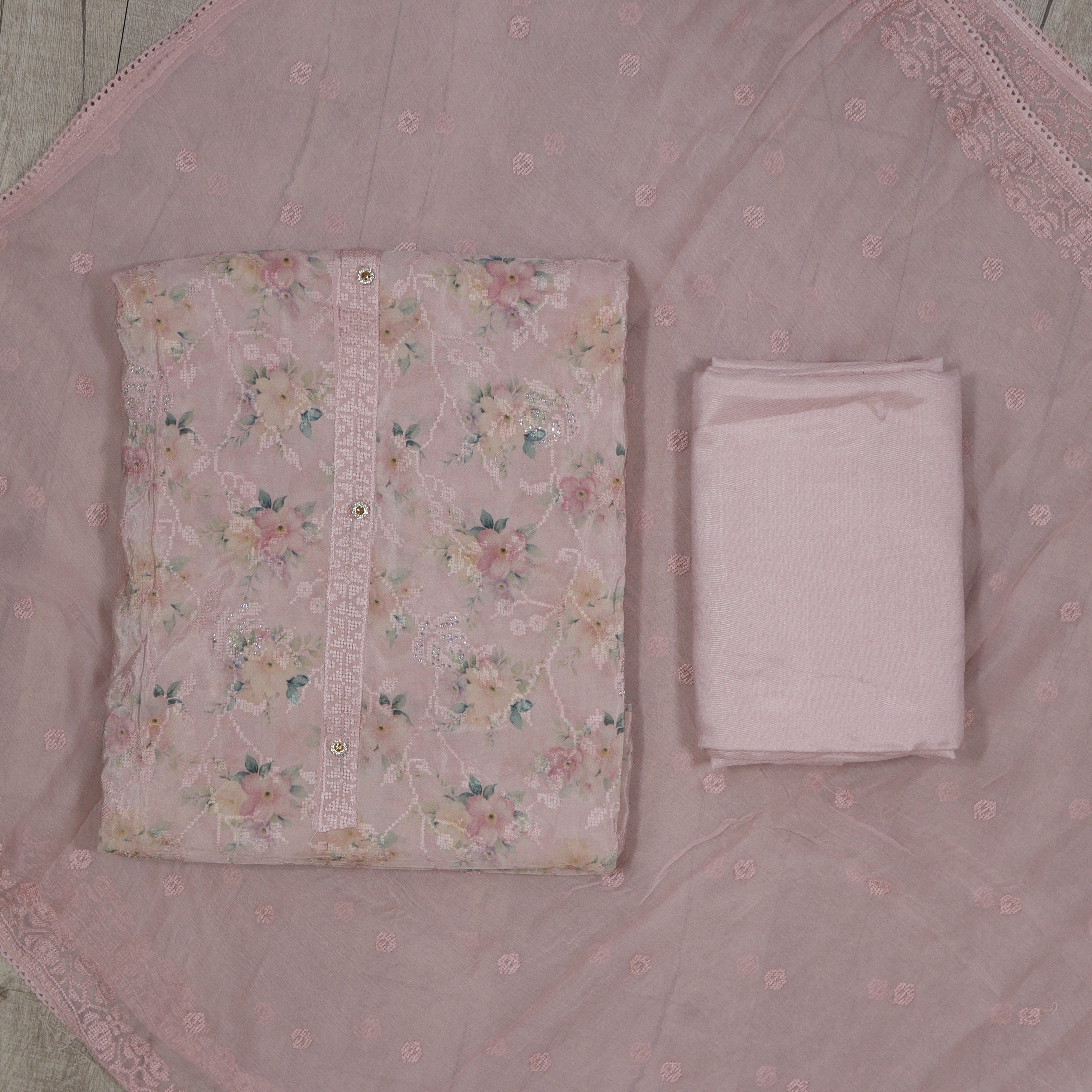 Load image into Gallery viewer, Crepe Silk Unstitched Suit - 4948