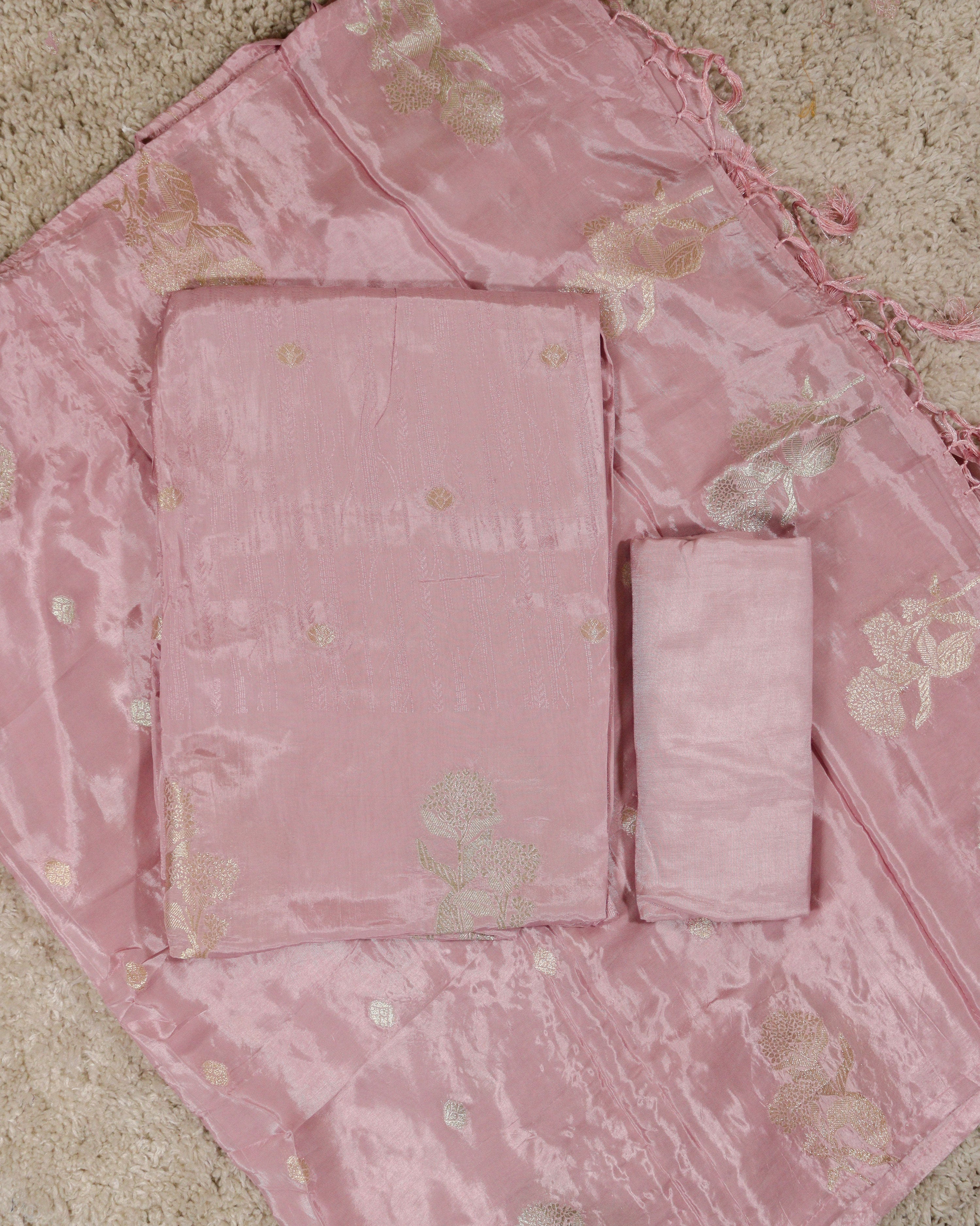 Load image into Gallery viewer, Pure Crape Silk Unstitched Suit-3234