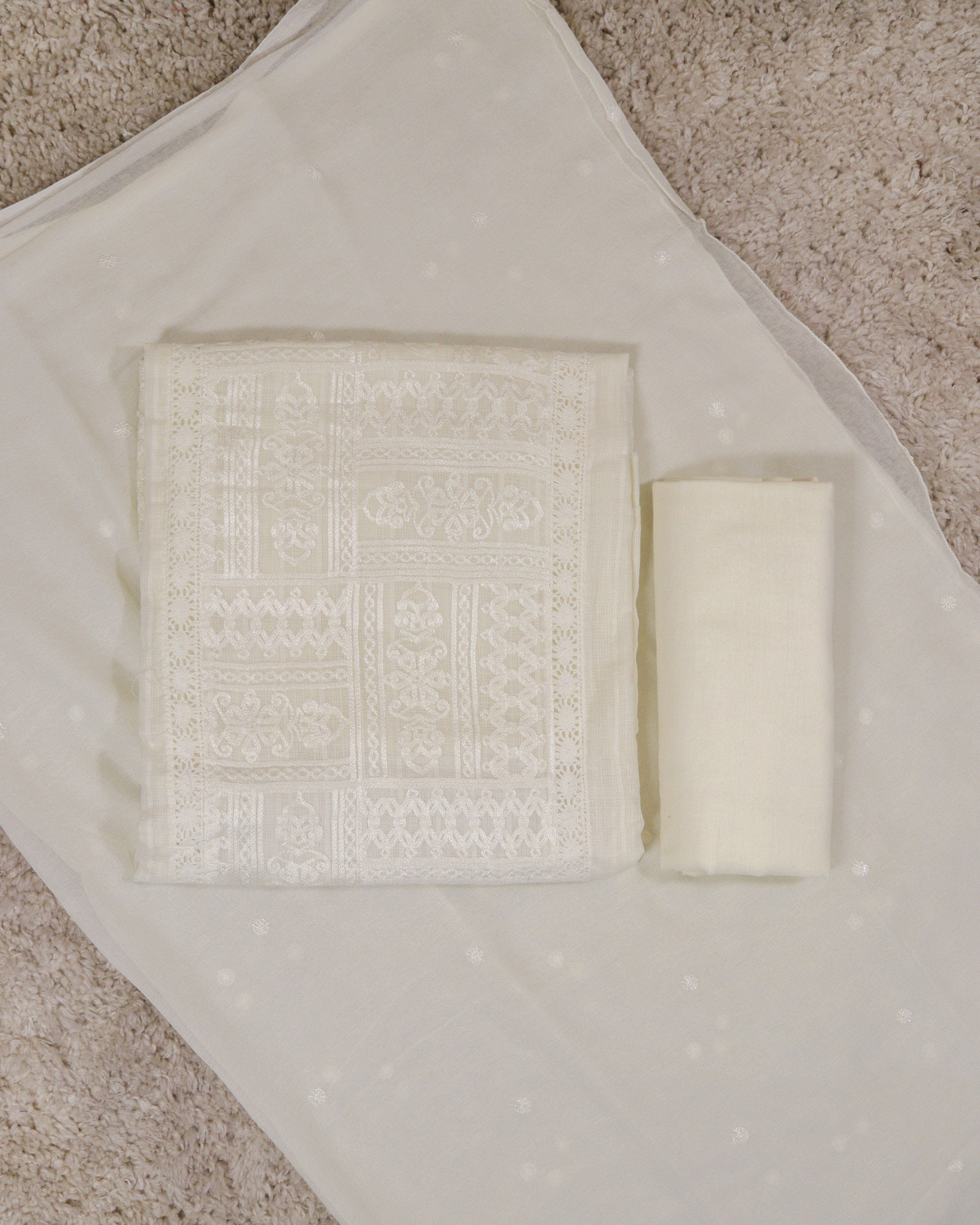 Load image into Gallery viewer, Kota Cotton Unstitched Suit-3231