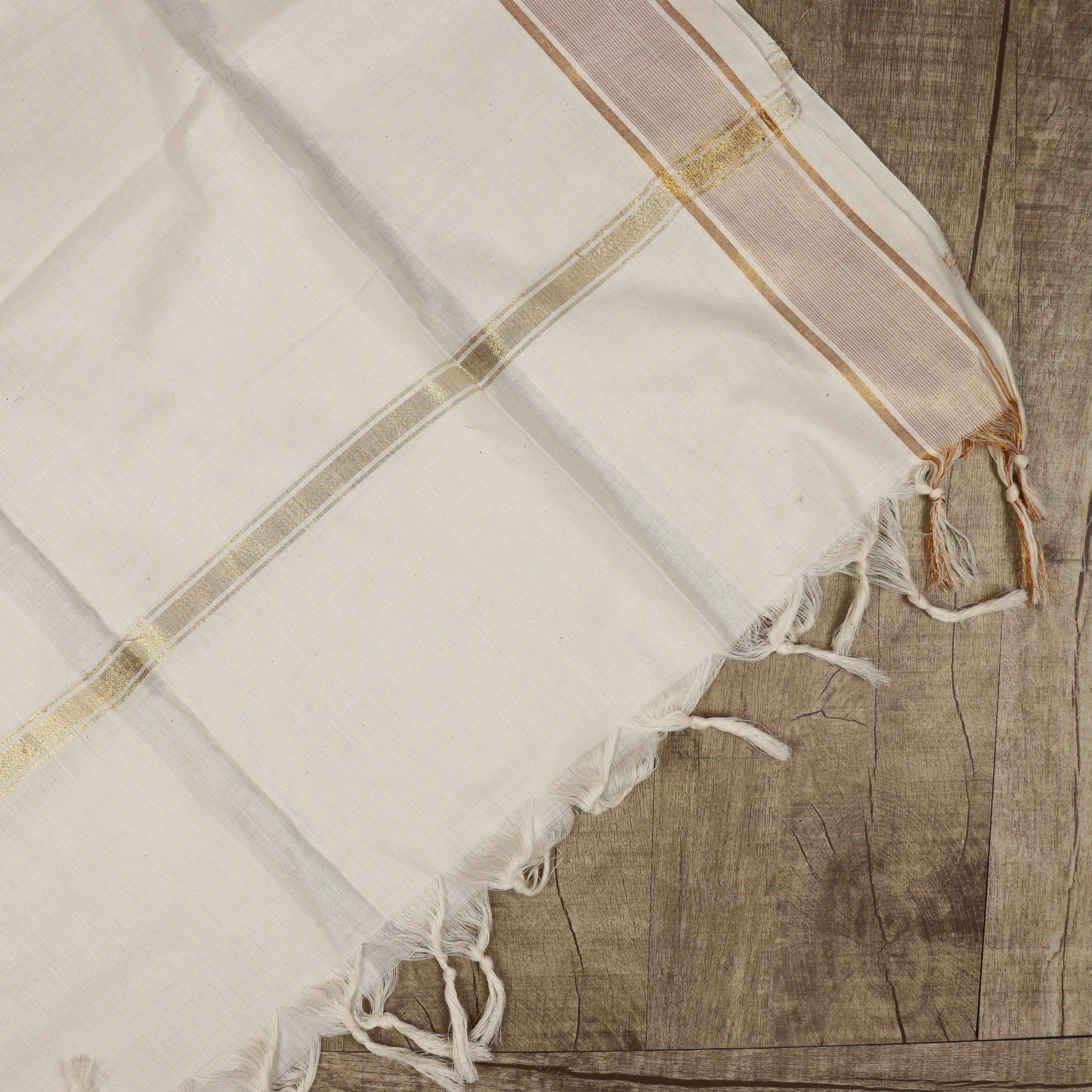 Load image into Gallery viewer, Antique Golden Cotton Unstitched Suit -