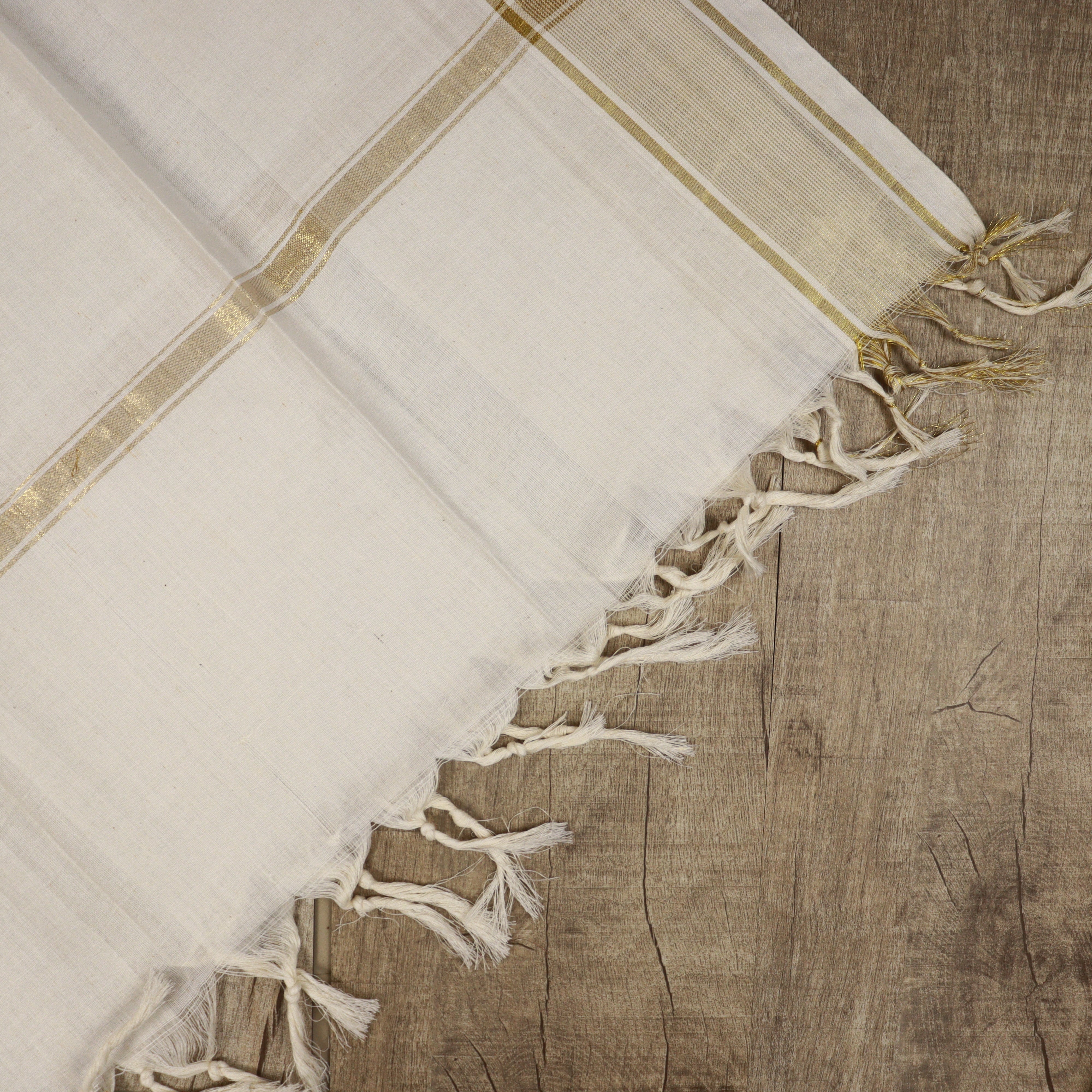 Load image into Gallery viewer, Golden Cotton Unstitched suit -