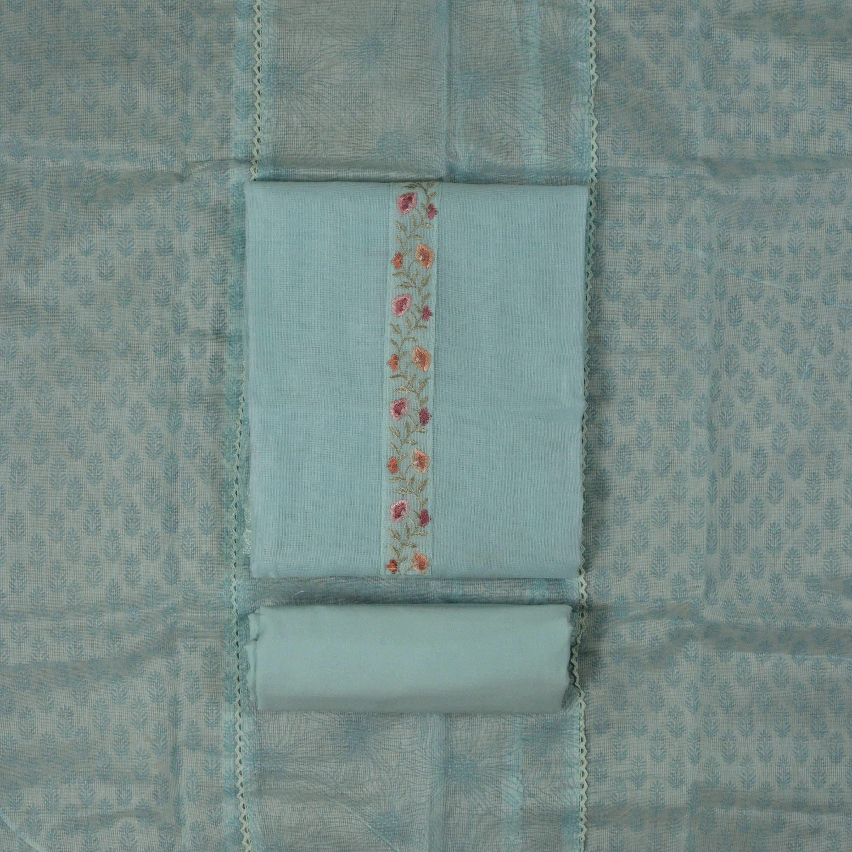 Load image into Gallery viewer, Net Kota Unstitched Suit-5096