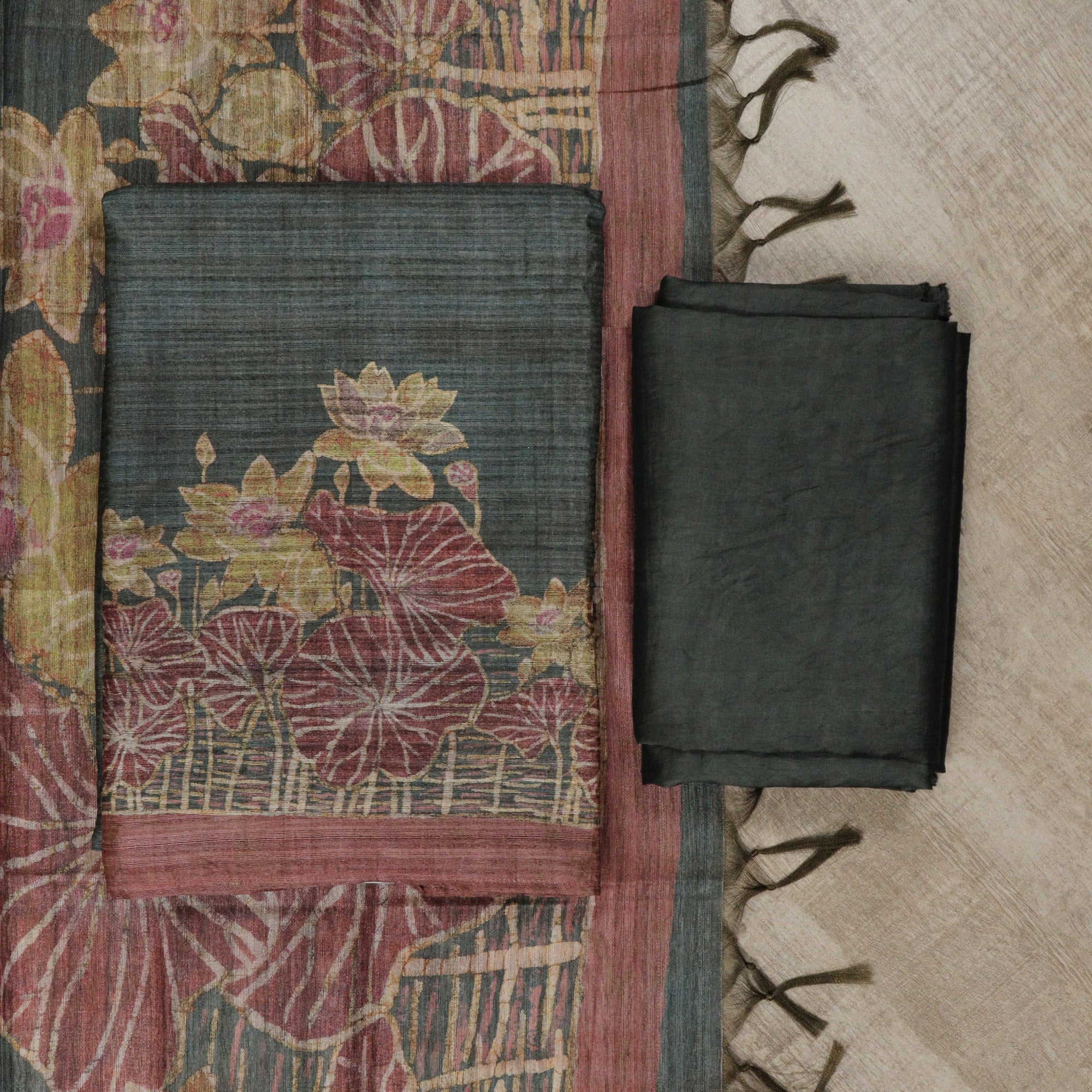 Load image into Gallery viewer, Semi Tusser Silk-5093