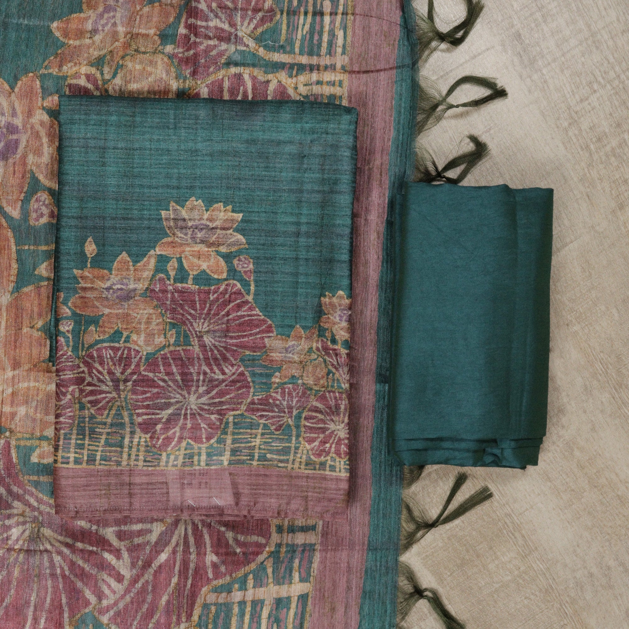 Load image into Gallery viewer, Semi Tusser Silk-5093