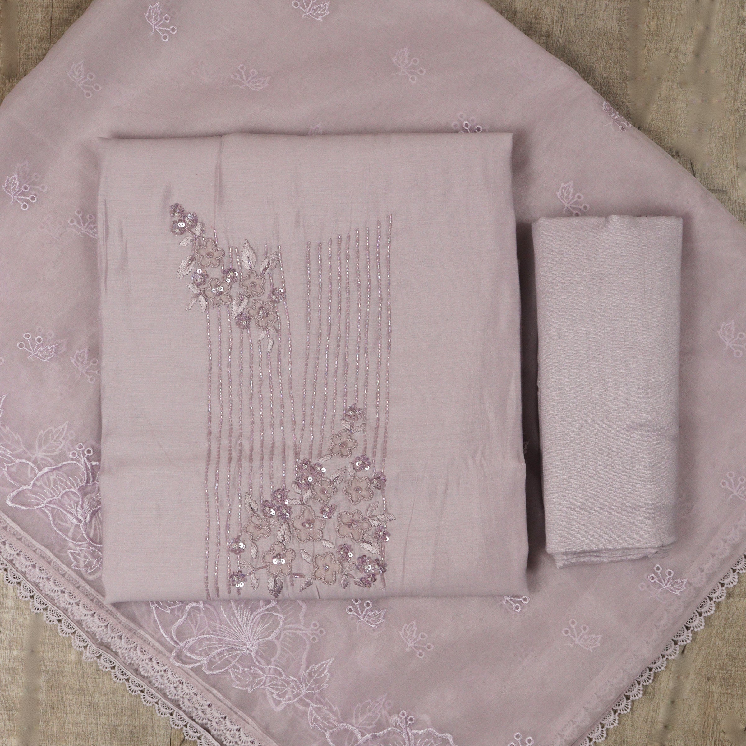 Load image into Gallery viewer, Tissue Organza Unstitched Suit-5097