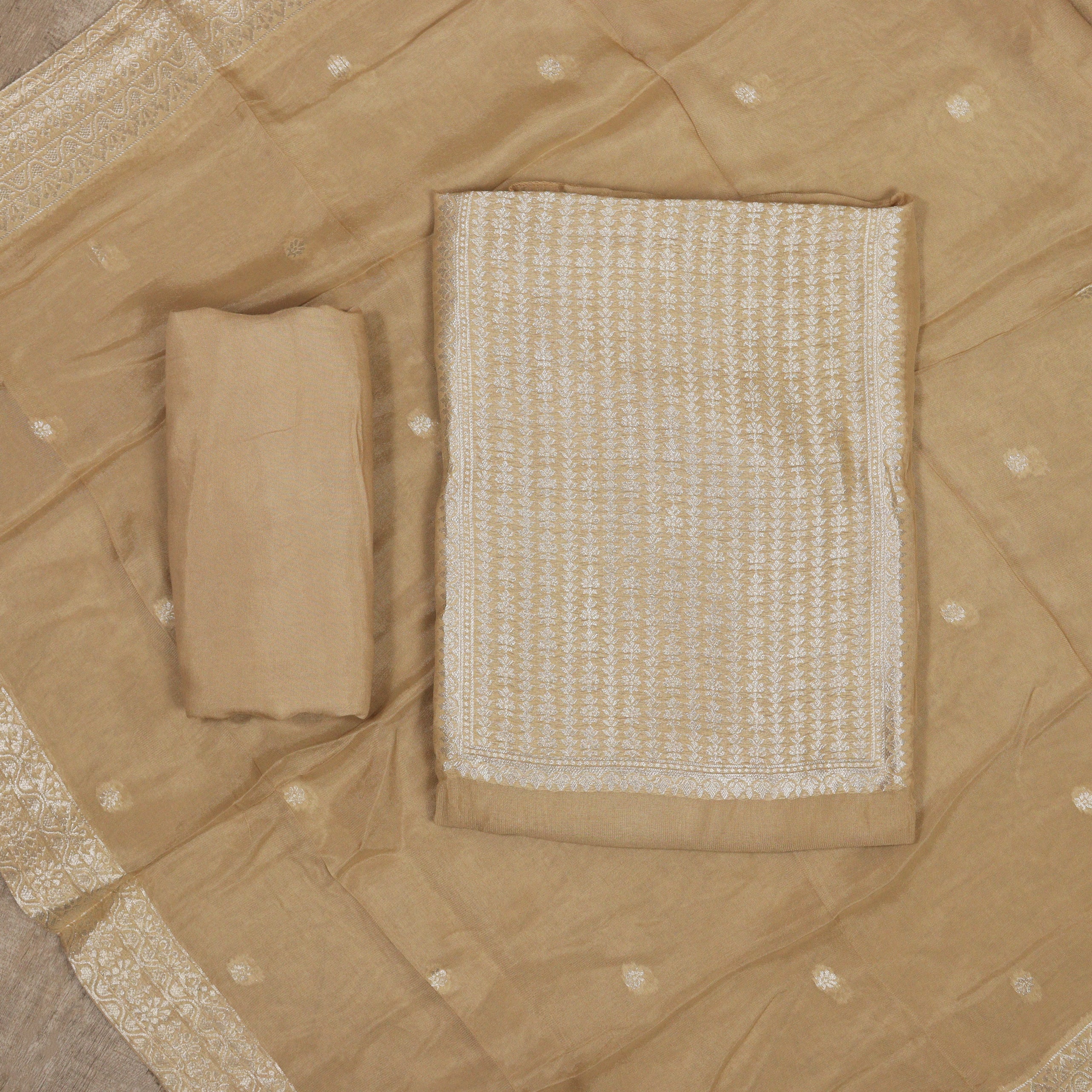 Load image into Gallery viewer, Crepe Georgette Unstitched Suit-5102