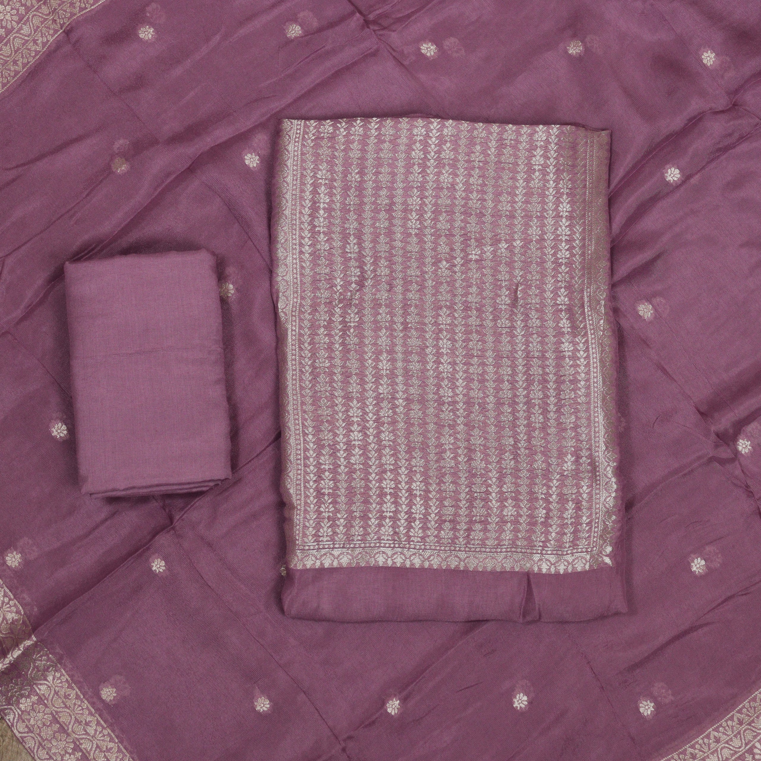 Load image into Gallery viewer, Crepe Georgette Unstitched Suit-5102