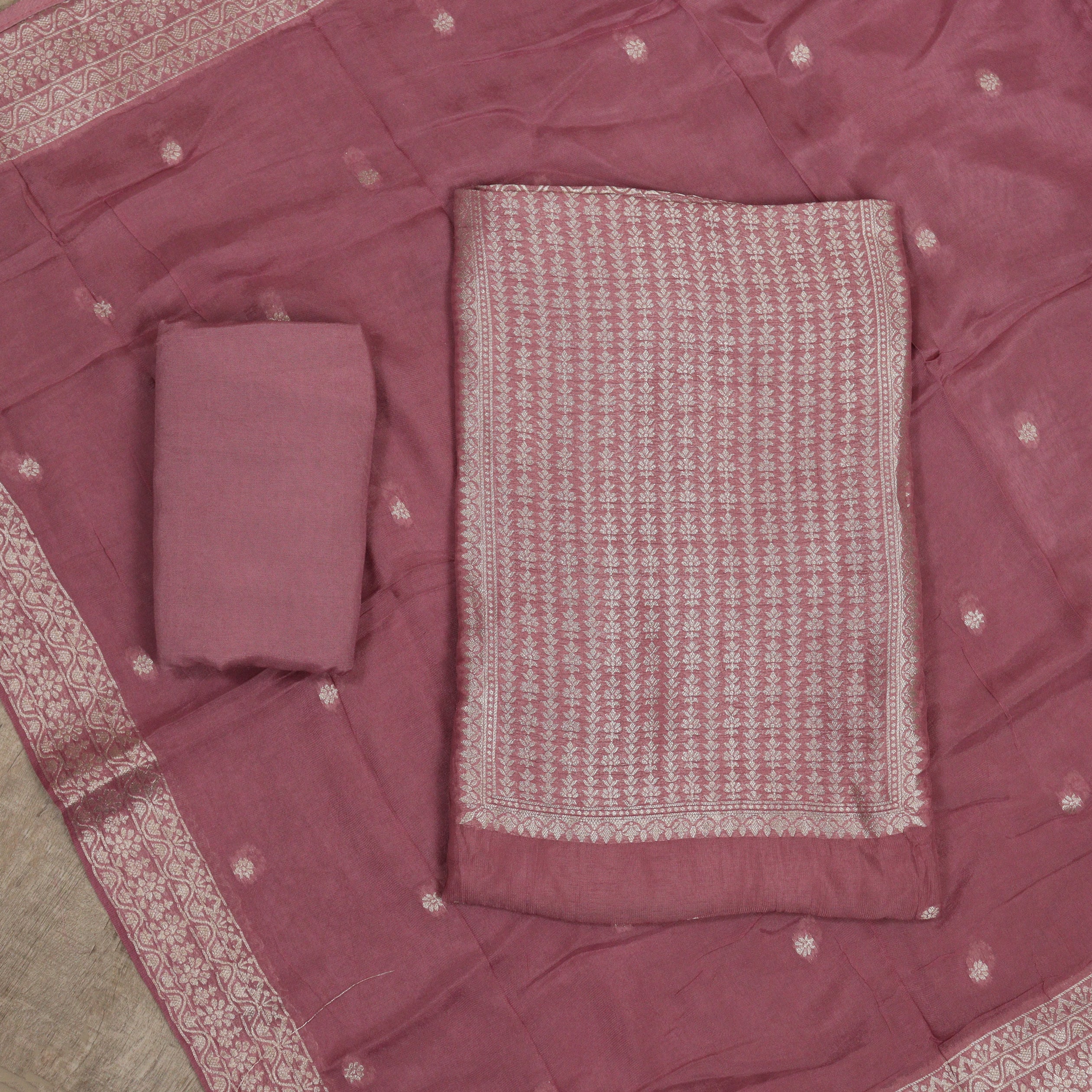 Load image into Gallery viewer, Crepe Georgette Unstitched Suit-5102